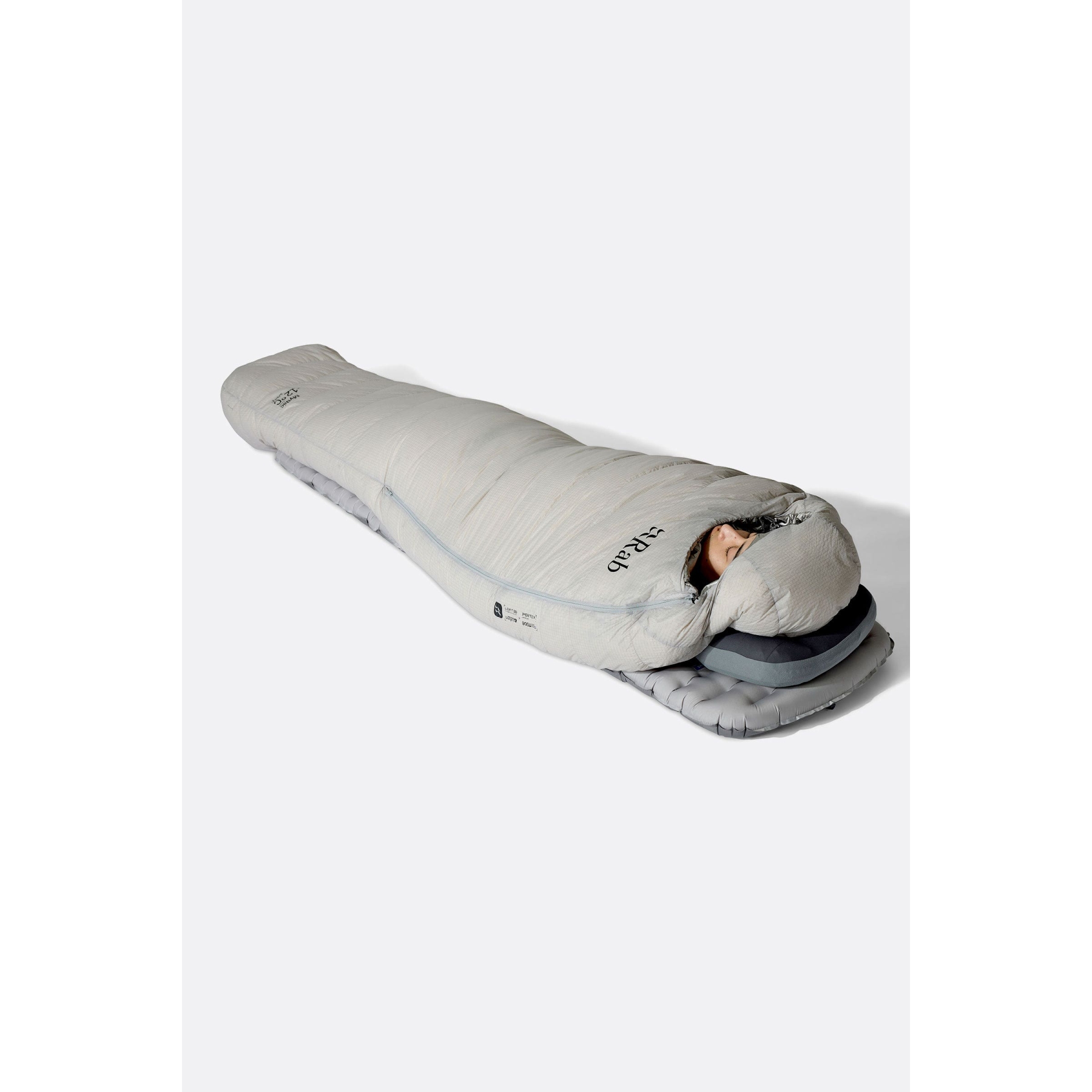 Rab Mythic -6C / 20F Daunen Schlafsack - Lang - RV links - dark pewter |  BIKE24 AT