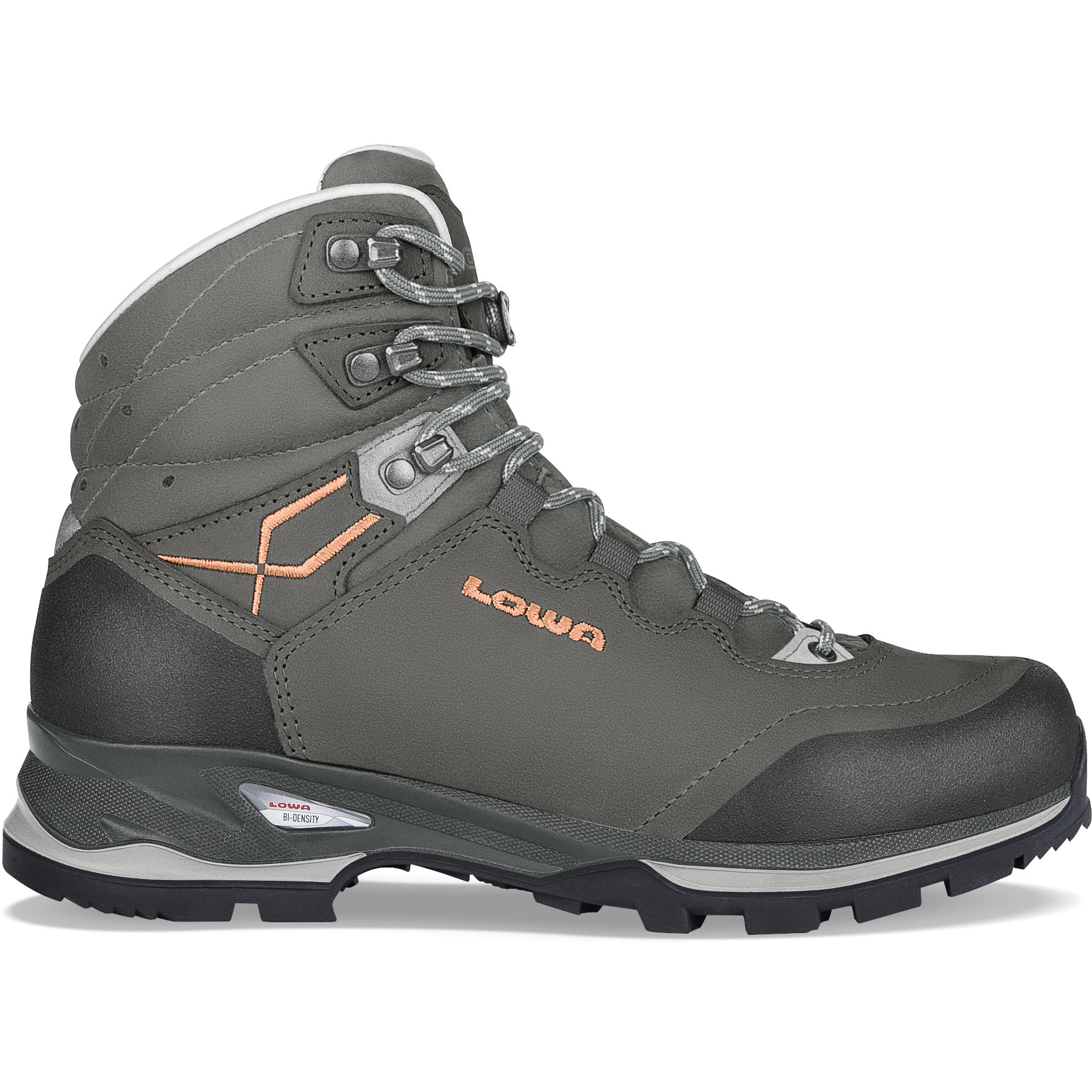Image of LOWA Lady Light LL Women's Trekking Boots - grey/coral