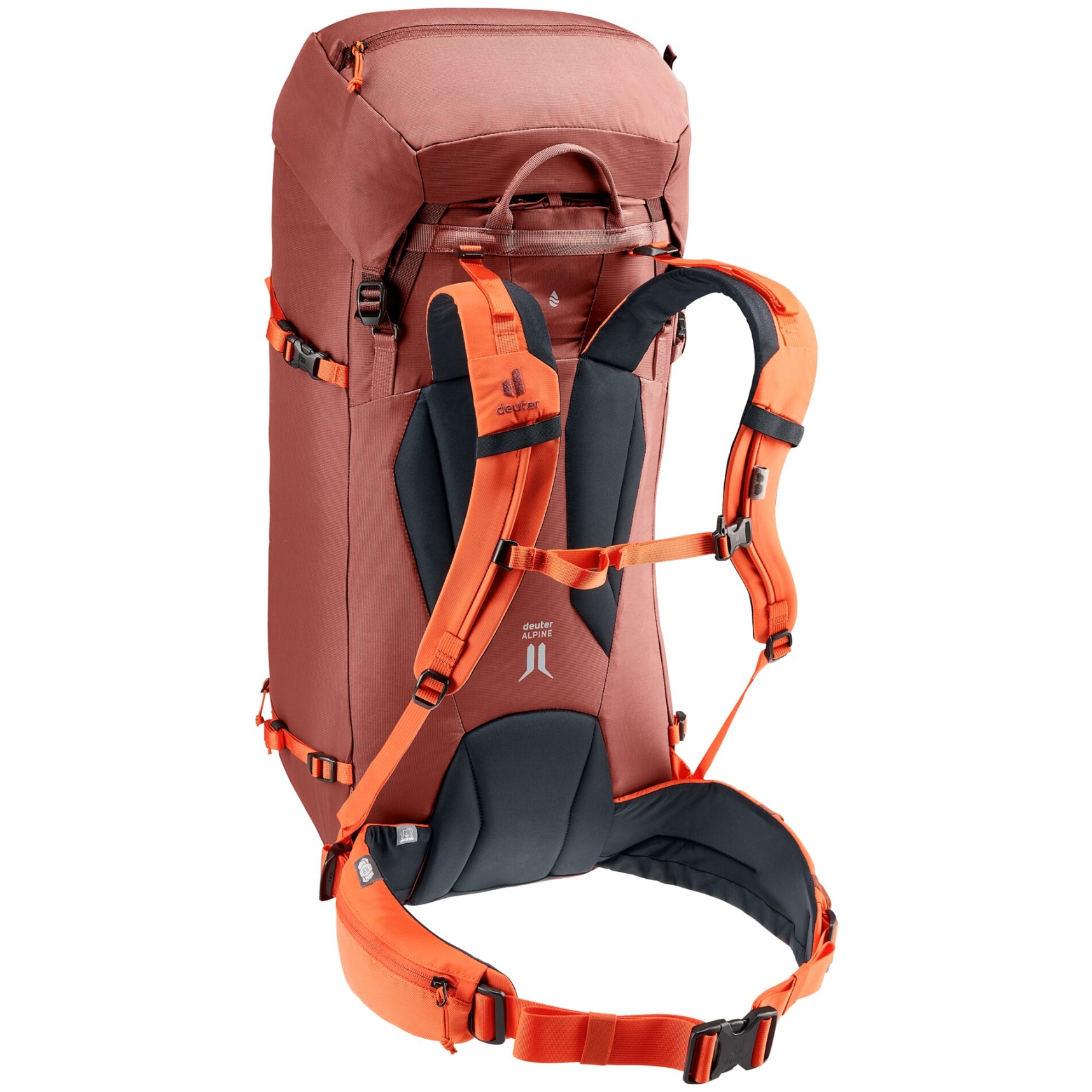 Deuter Guide 44+8 Mountaineering Backpack - redwood-papaya | BIKE24