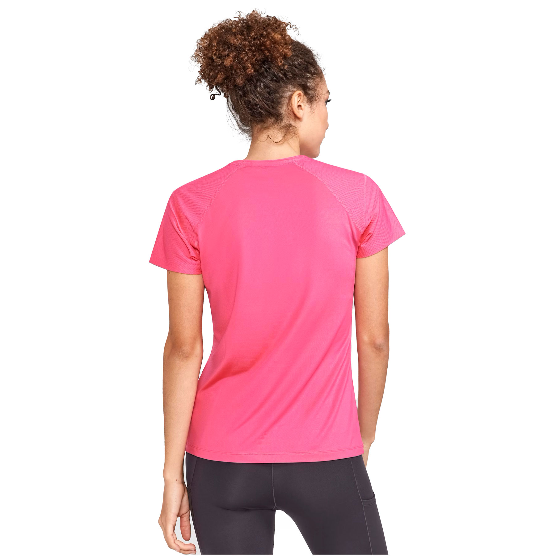 CRAFT ADV Essence Shortsleeve Slim Shirt Women - Fuchsia