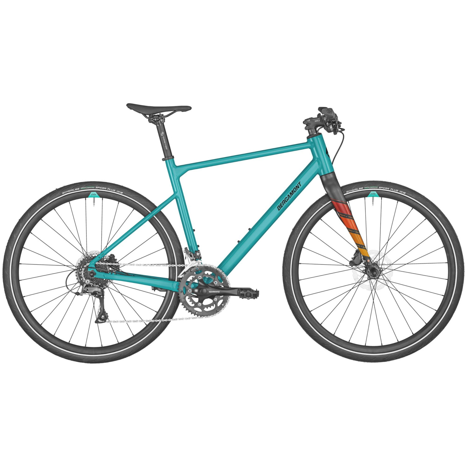 Picture of Bergamont SWEEP 4 - Fitness Bike - 2023 - shiny ice blue