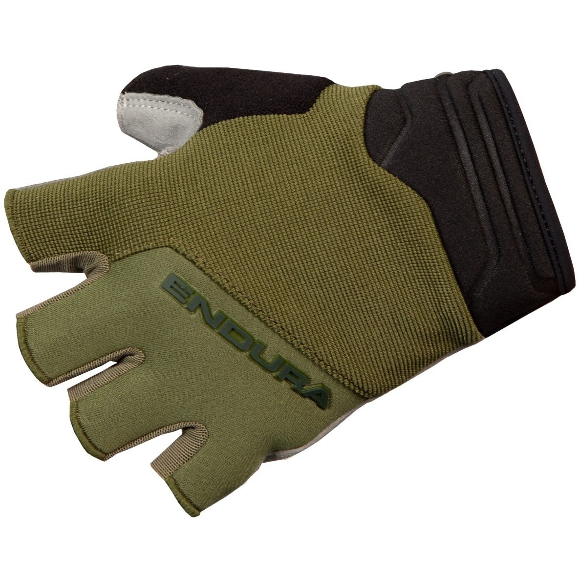 Picture of Endura Hummvee Plus II Short Finger Gloves - olive green