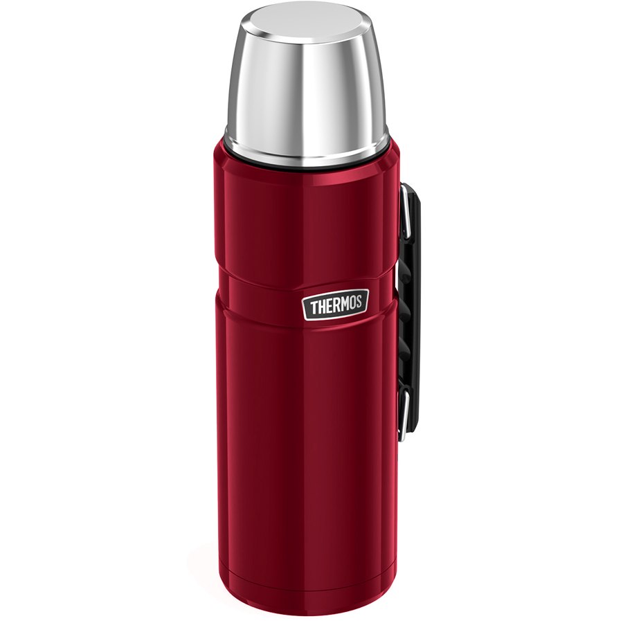 Productfoto van THERMOS® Stainless King Insulated Beverage Bottle 1.2L - cranberry
