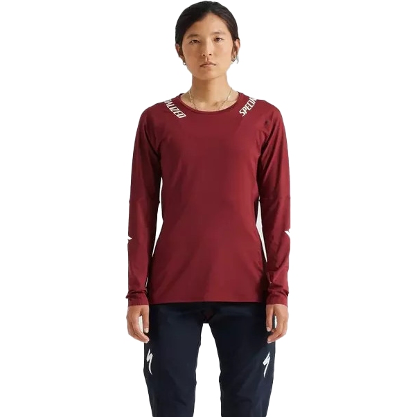 Productfoto van Specialized Trail Air Fietsshirt met Lange Mouwen Dames - garnet red
