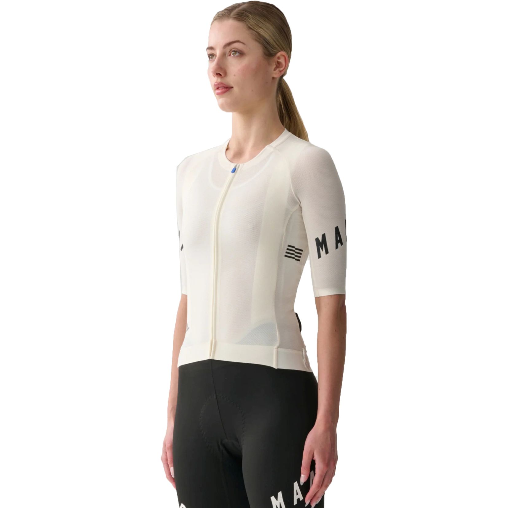 Photo produit de MAAP Maillot Manches Courtes Femme - Aeon - chalk