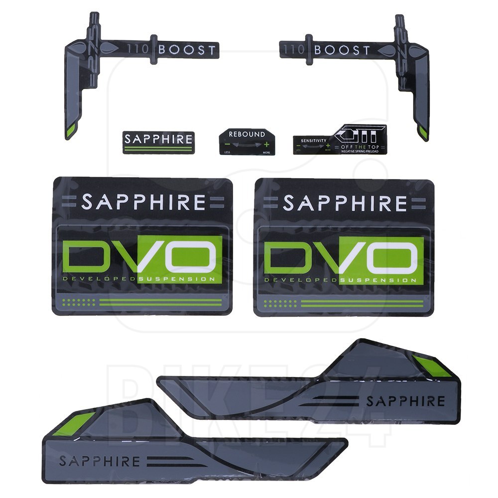 Produktbild von DVO Suspension Sapphire Decal Kit