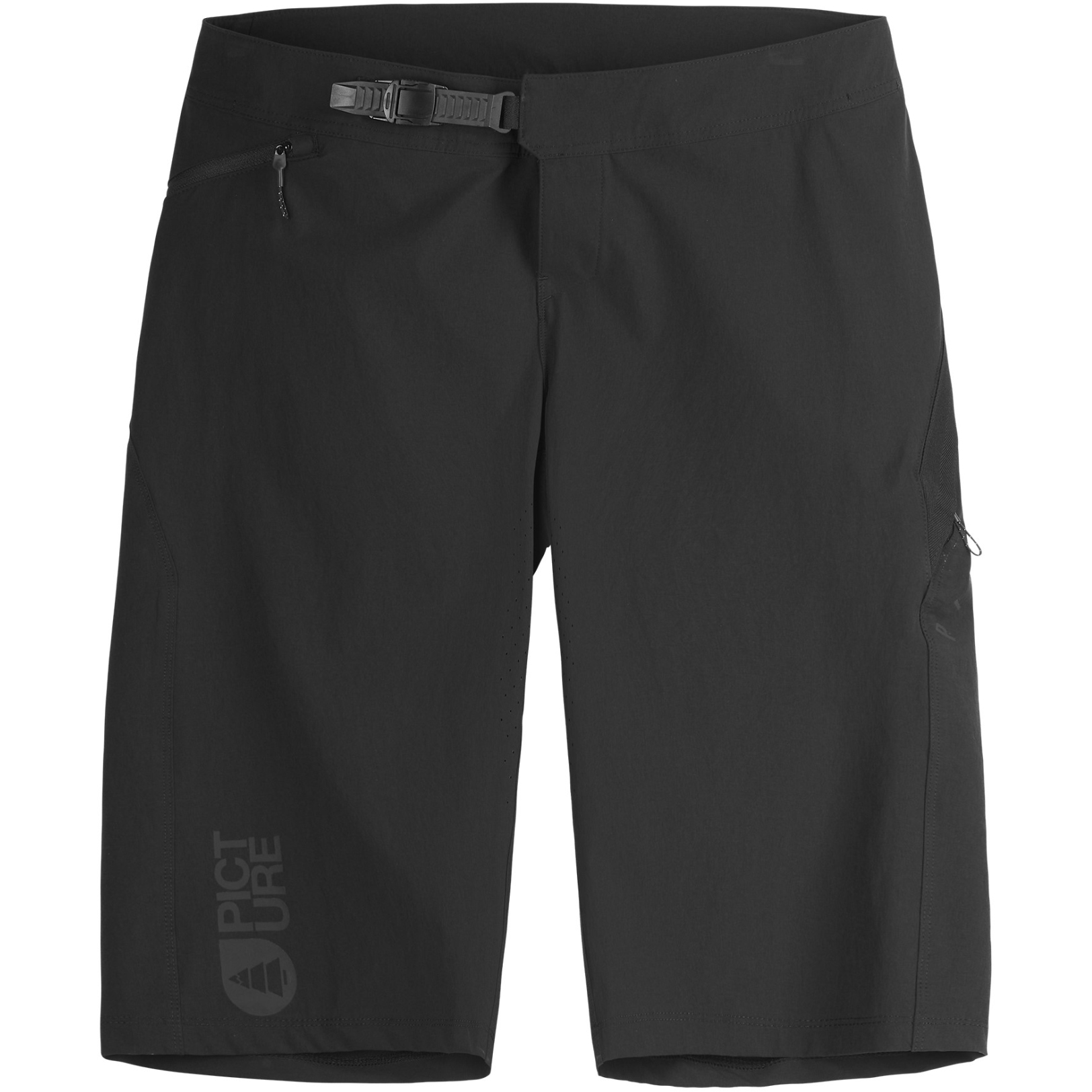 Picture of Picture Vellir 23.1 Inch Long Stretch Shorts Men - Black