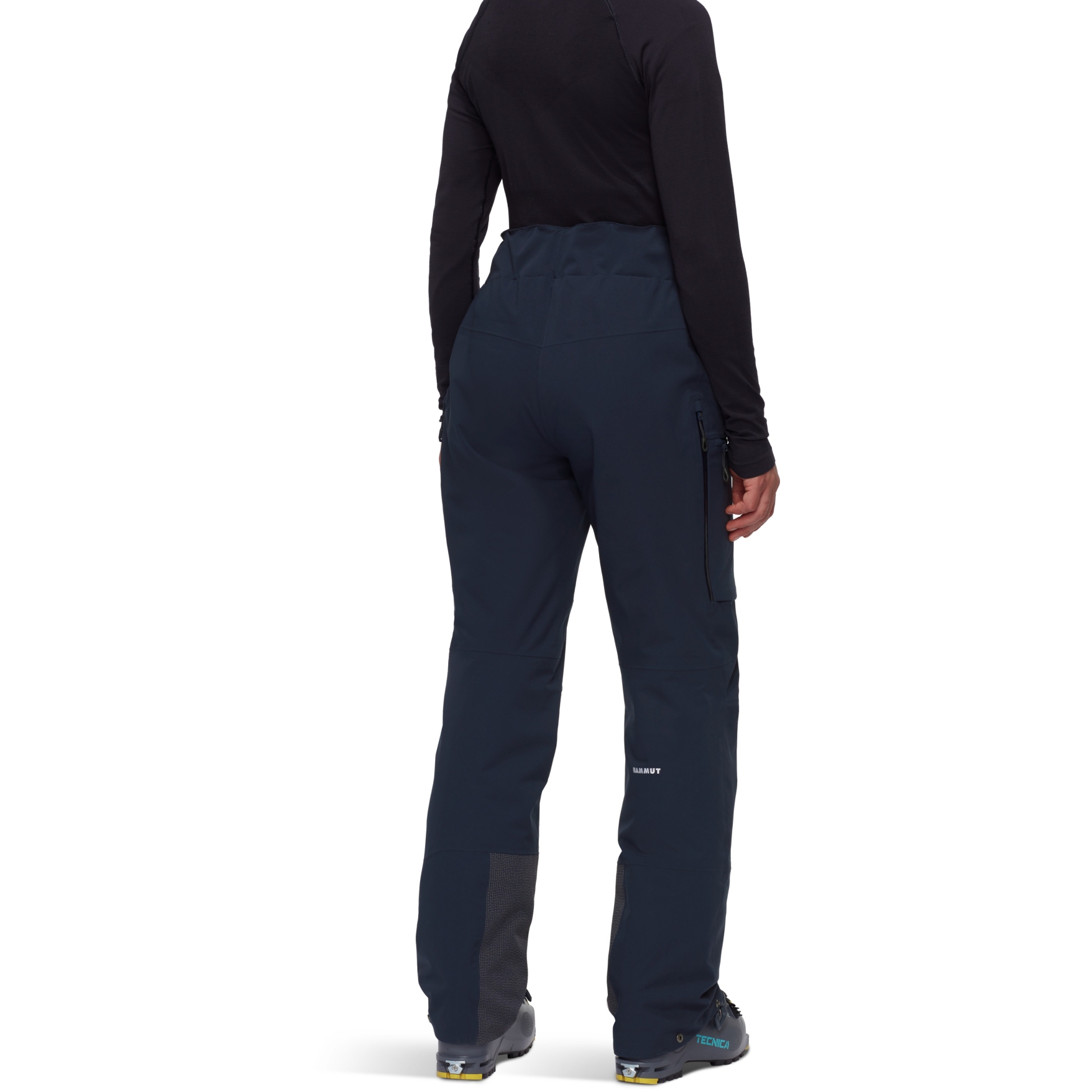 Mammut Runbold Winter So Pants - Pantalon Femme Softshell Chaud, Imperméable - Pour Randonnée Hivernale