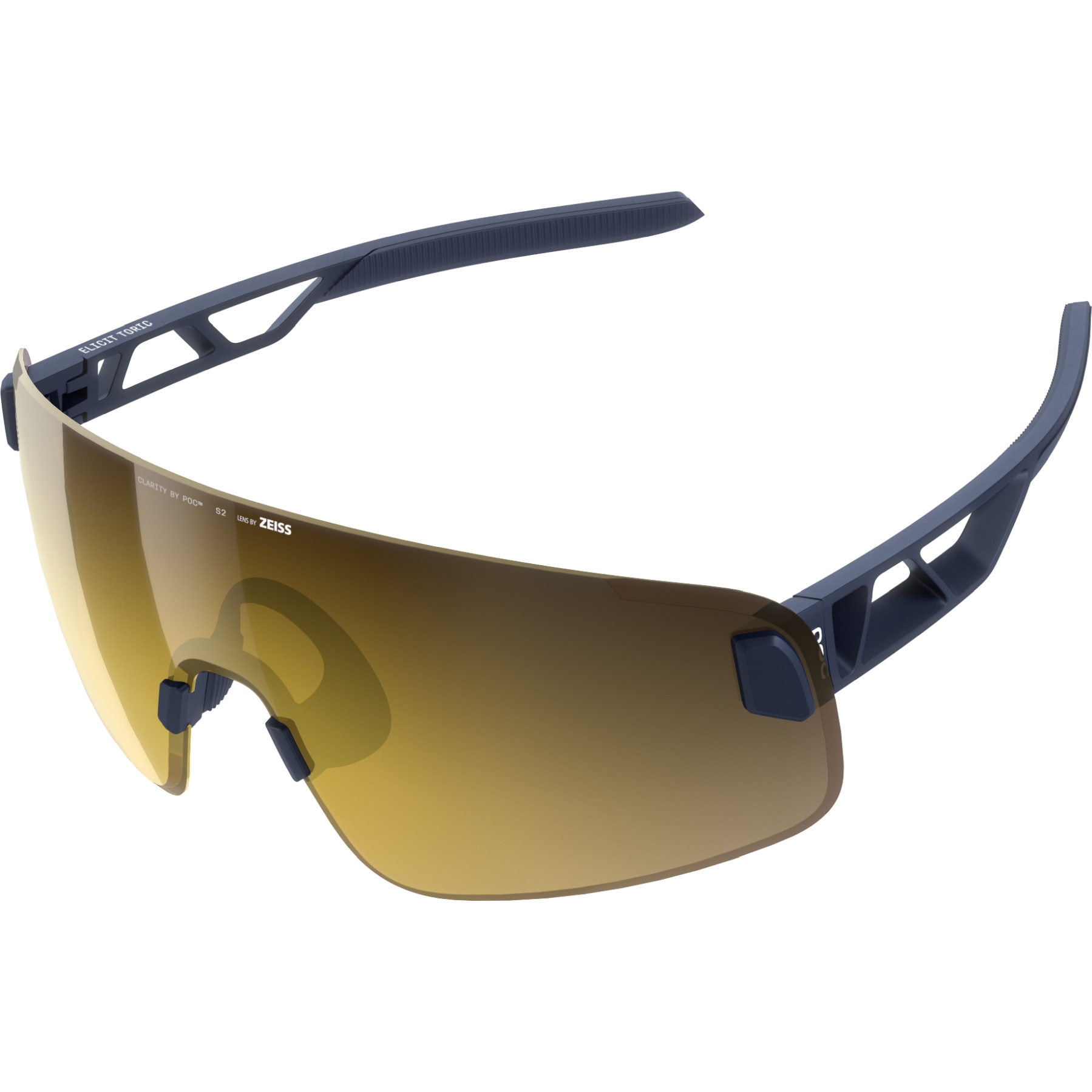 Productfoto van POC Elicit Toric Bril - Apatite Navy / Clarity Road/Partly Sunny Gold + Clear