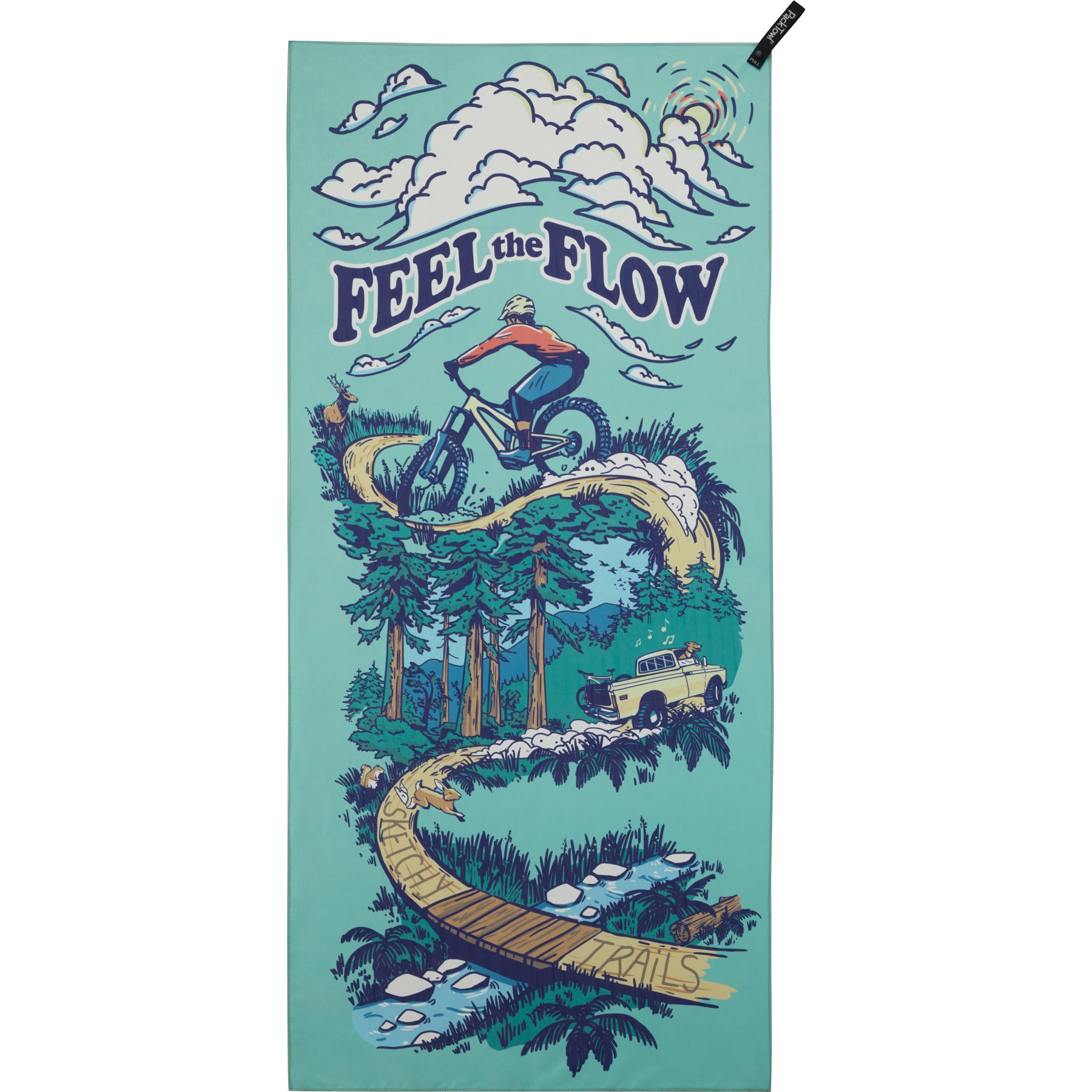 Picture of PackTowl Personal Body Towel - flow