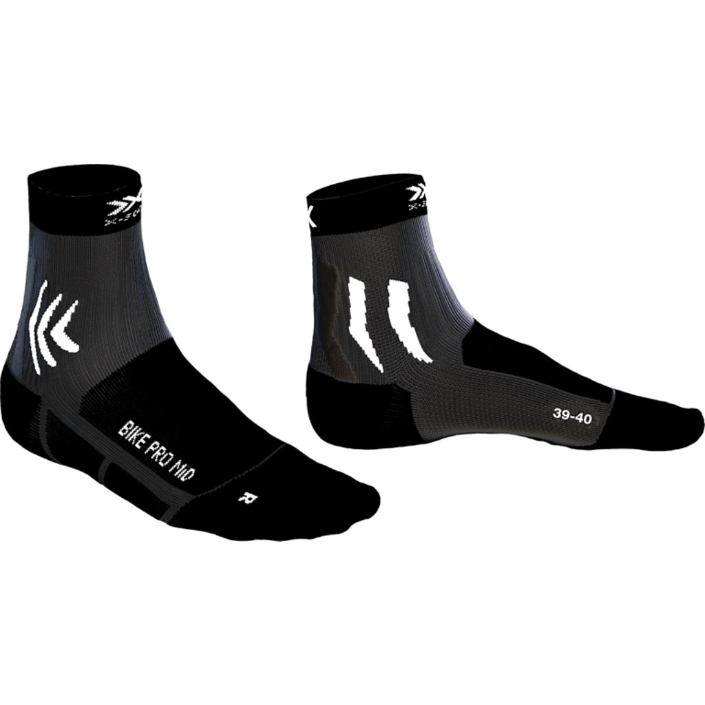 Produktbild von X-Socks Bike Pro Damen Socken - opal black/arctic white