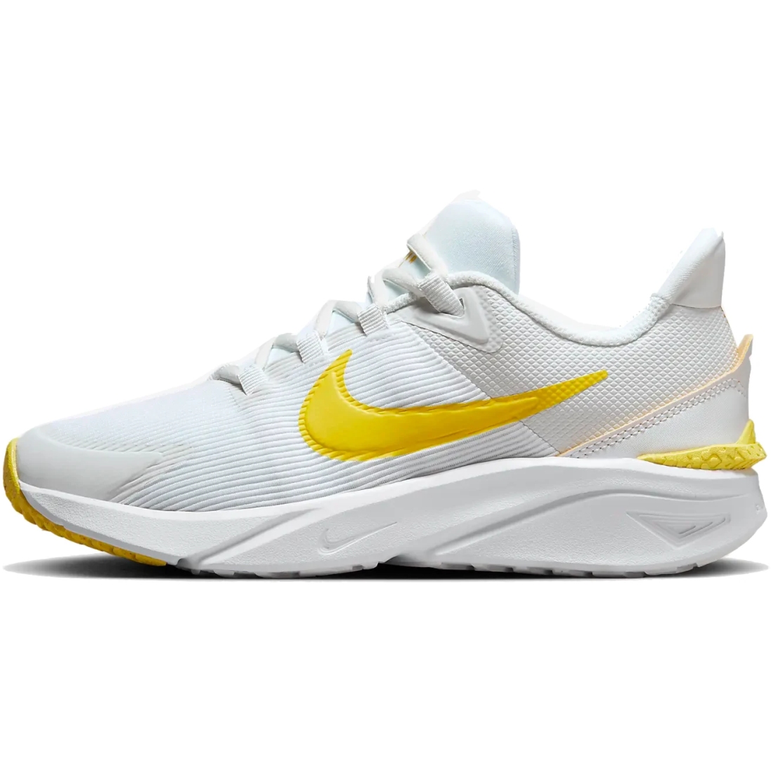 Produktbild von Nike Star Runner 4 Schuhe für Kinder - summit white/optimum yellow-vivid DX7615-101