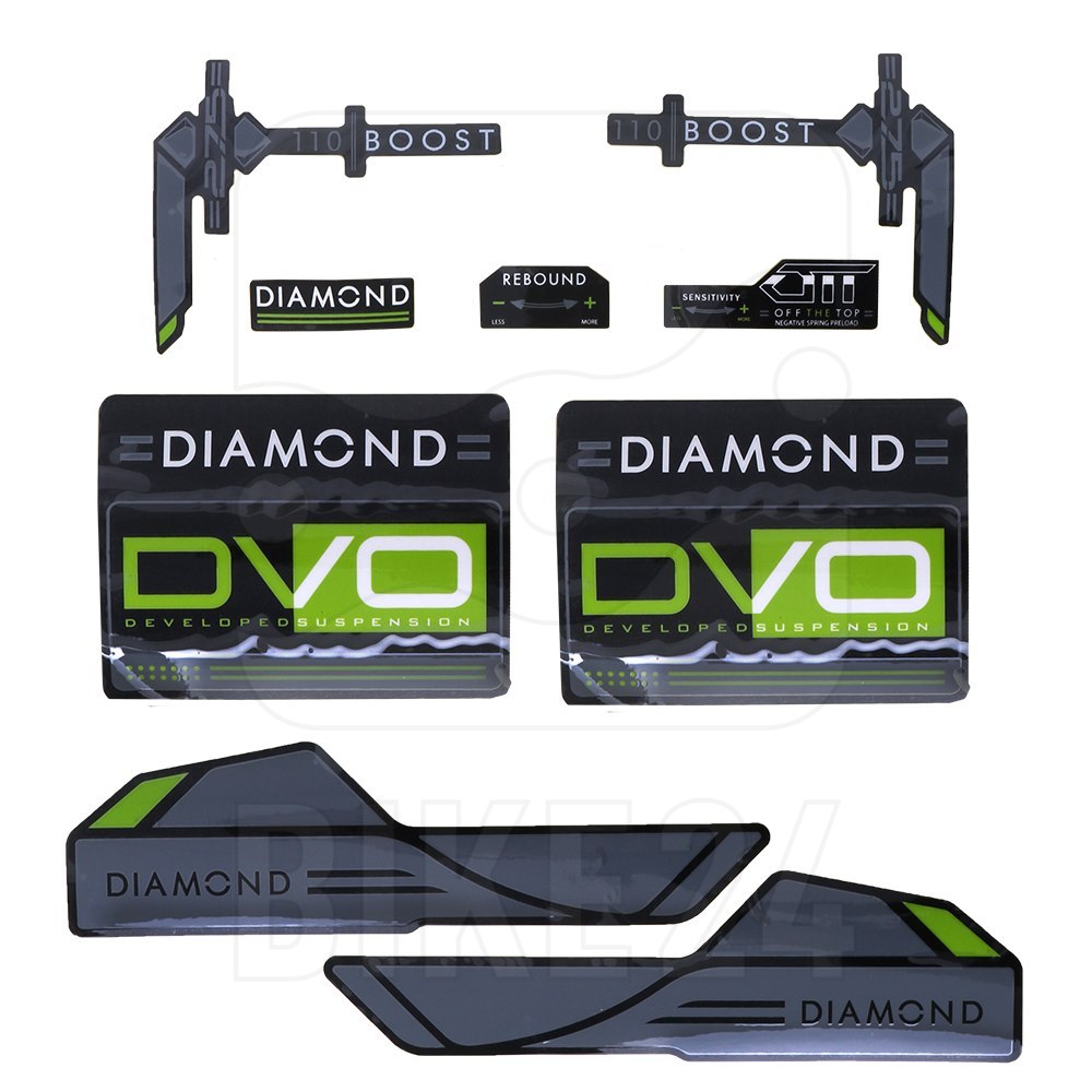 Produktbild von DVO Suspension Diamond Boost Decal Kit