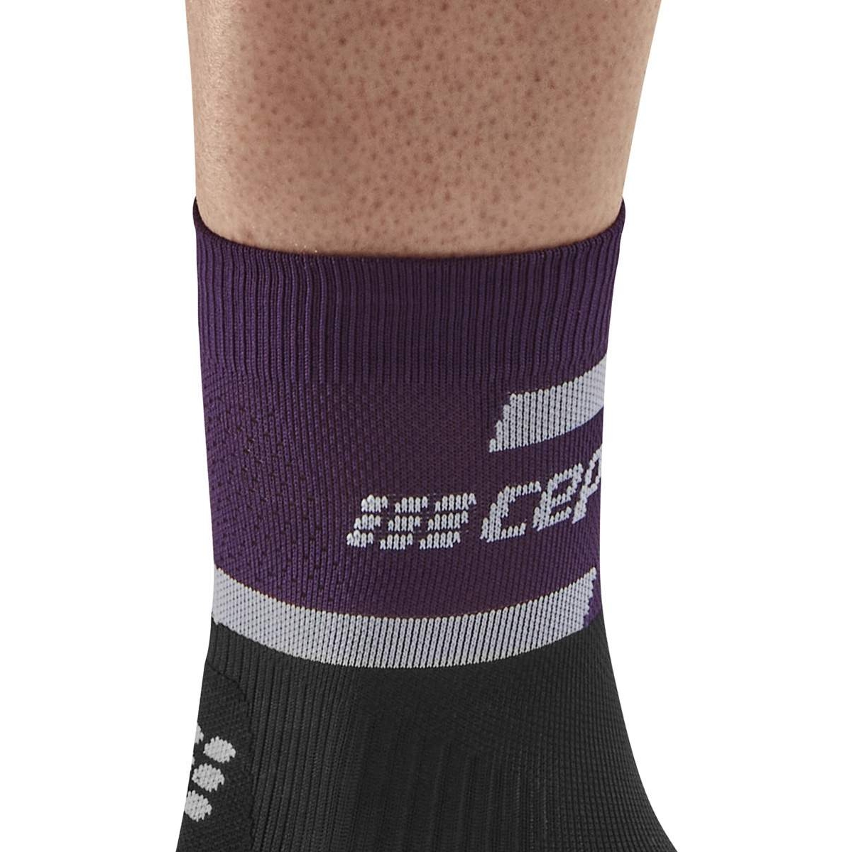 CEP The Run Mid Cut Compression Socks V4 Men - violet/black