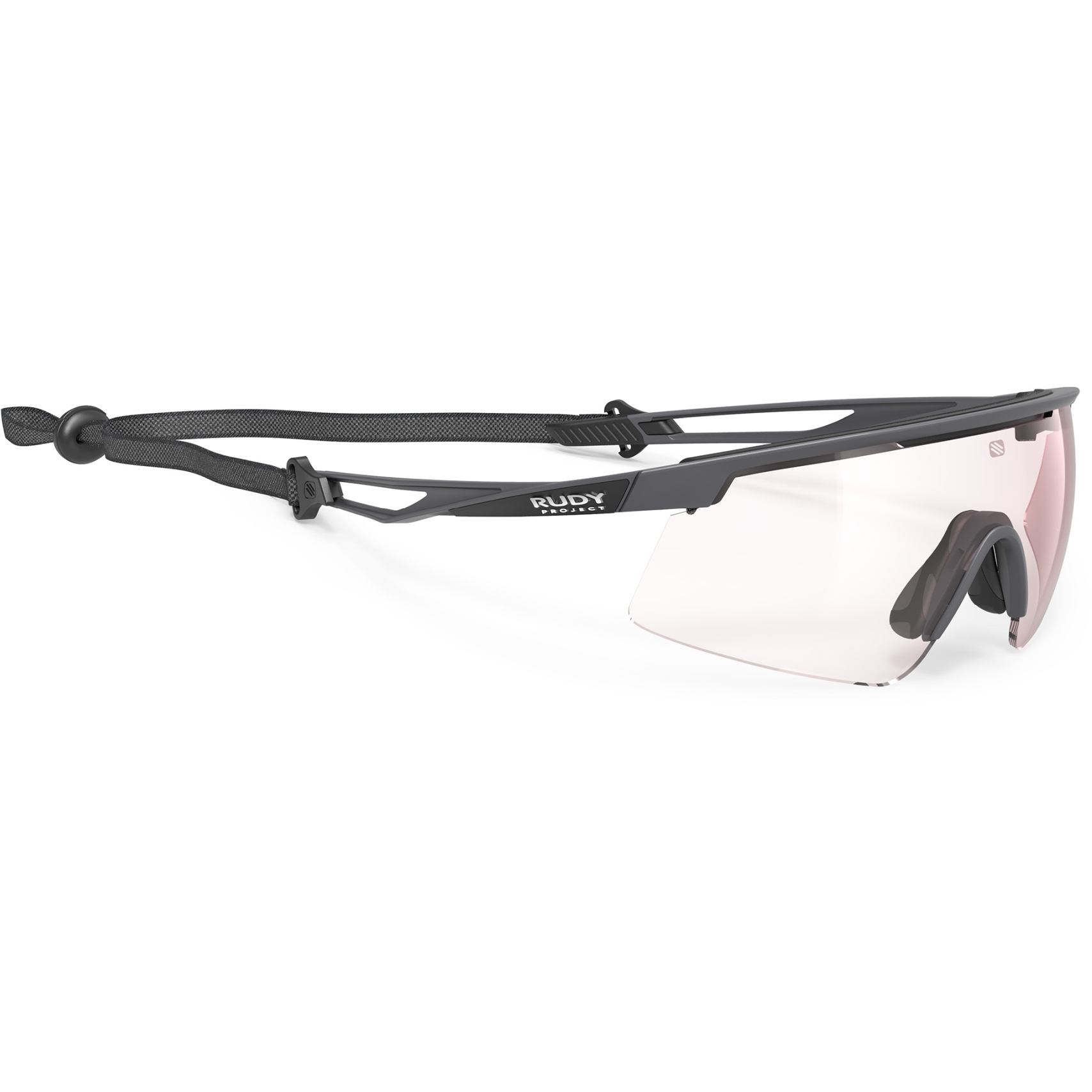 Produktbild von Rudy Project Turbolence Brille - Photochromic Lens - Charcoal Matte/ImpactX 2 Laser Red