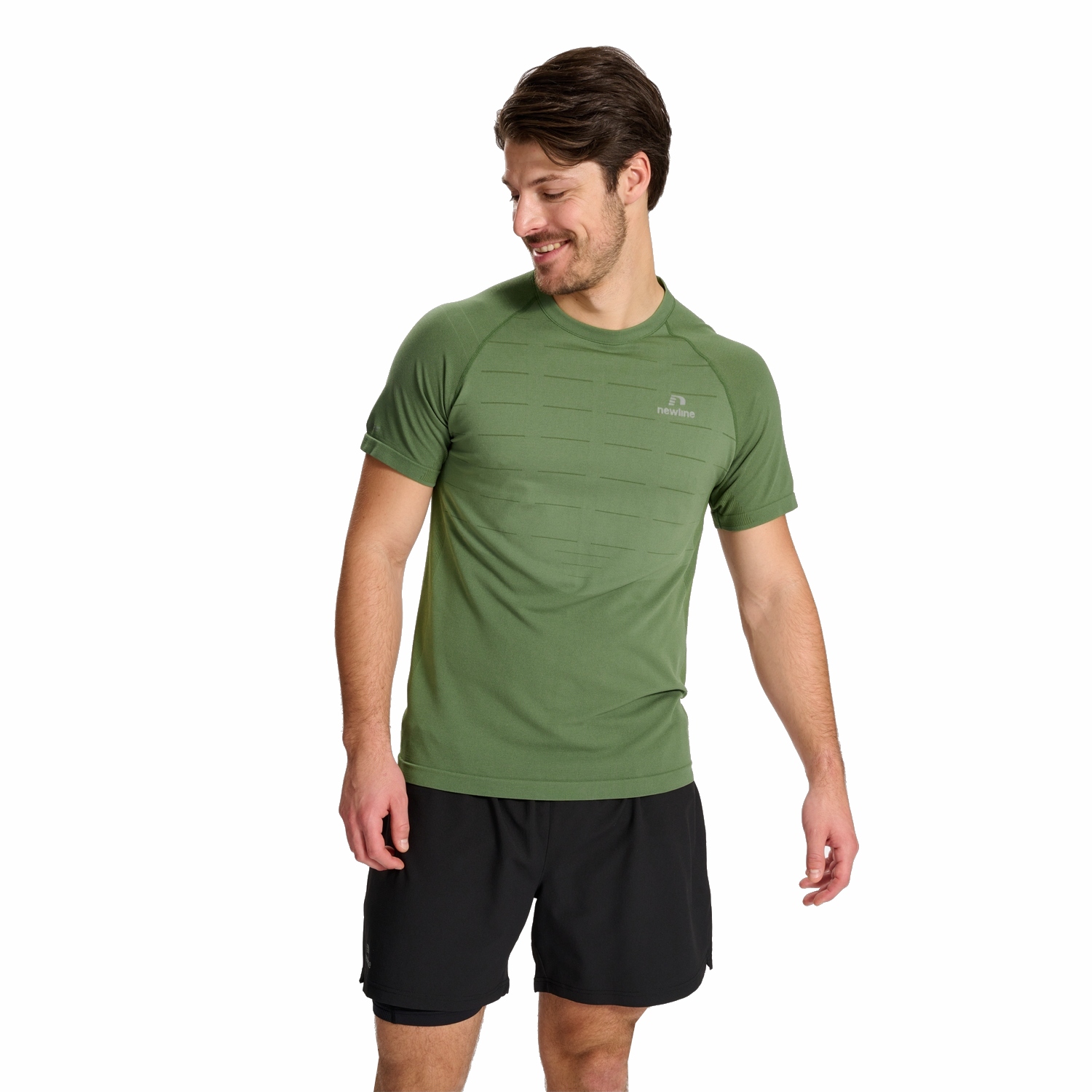 Productfoto van Newline Riverside Seamless T-Shirt - four leaf clover