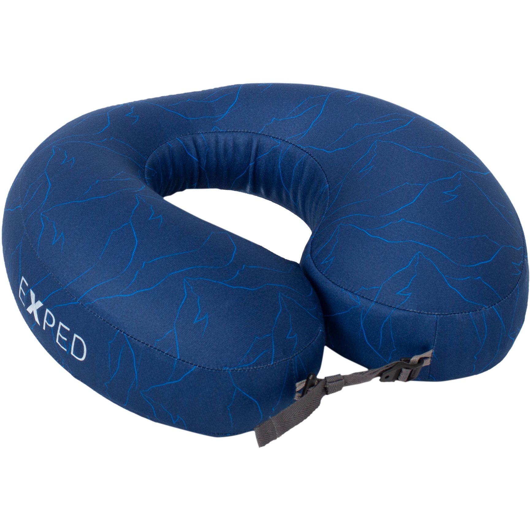 Produktbild von Exped Neck Pillow Deluxe Nackenkissen - Navy Mountain