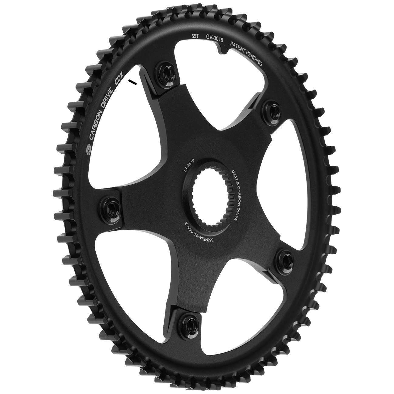 Bild von Gates Carbon Drive Riemenscheibe - CDX | Centertrack | Front | BCD-130 | Bosch Gen. 4 | 41.7mm - ohne Guard