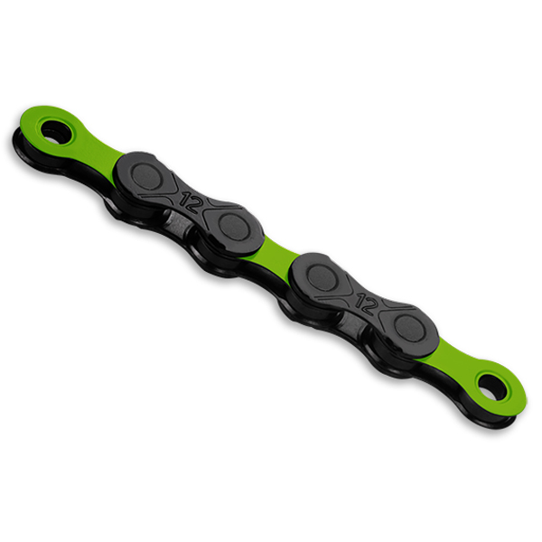 Picture of KMC DLC 12 Chain - 12-speed - black/green