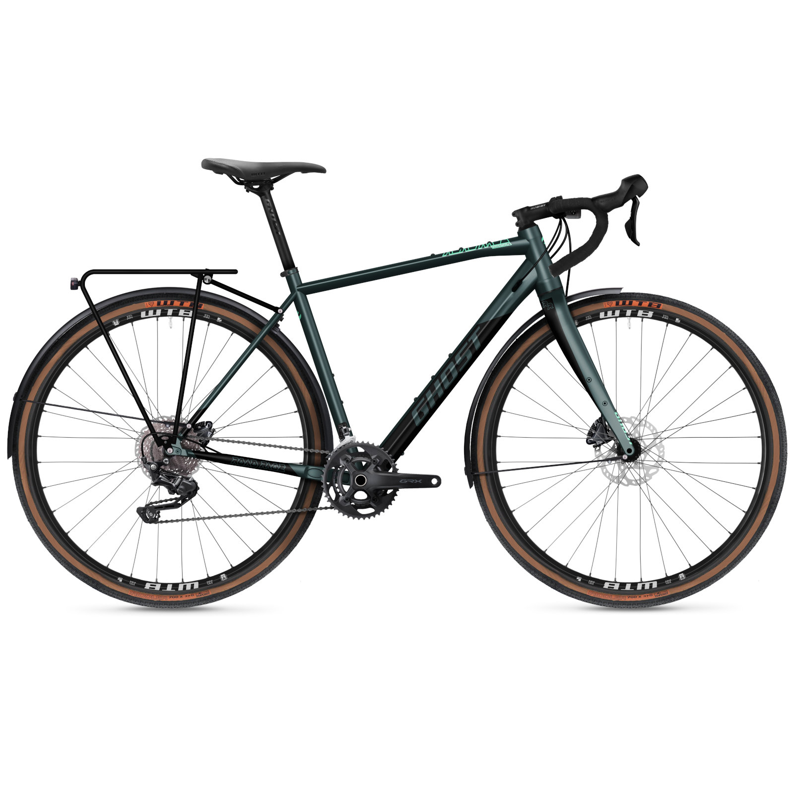Picture of Ghost Road Rage Essential EQ - Gravelbike - 2022 - green bay metallic / black