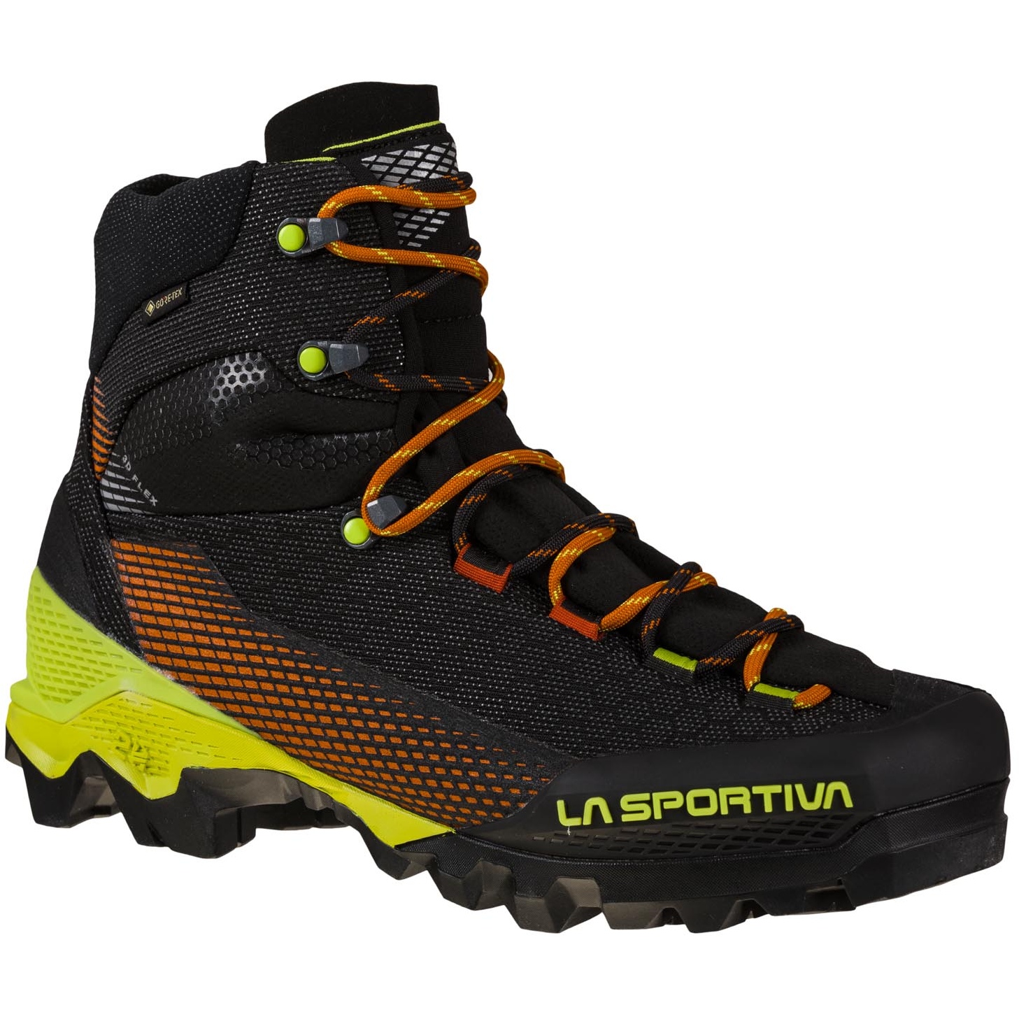 Picture of La Sportiva Aequilibrium ST GTX Approach Shoes Men - Carbon/Lime Punch