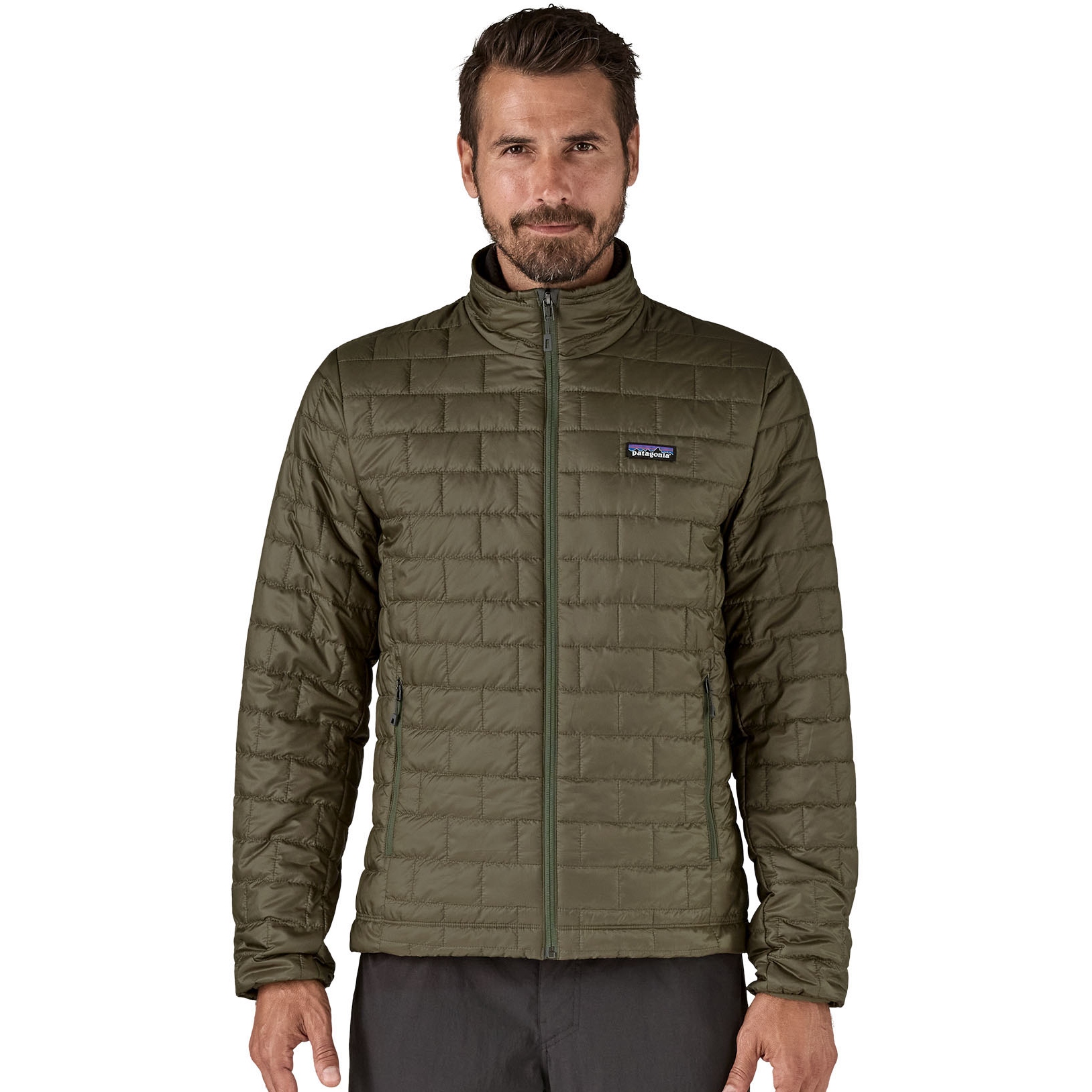 Produktbild von Patagonia Nano Puff Jacke Herren - Basin Green w/Tent Green