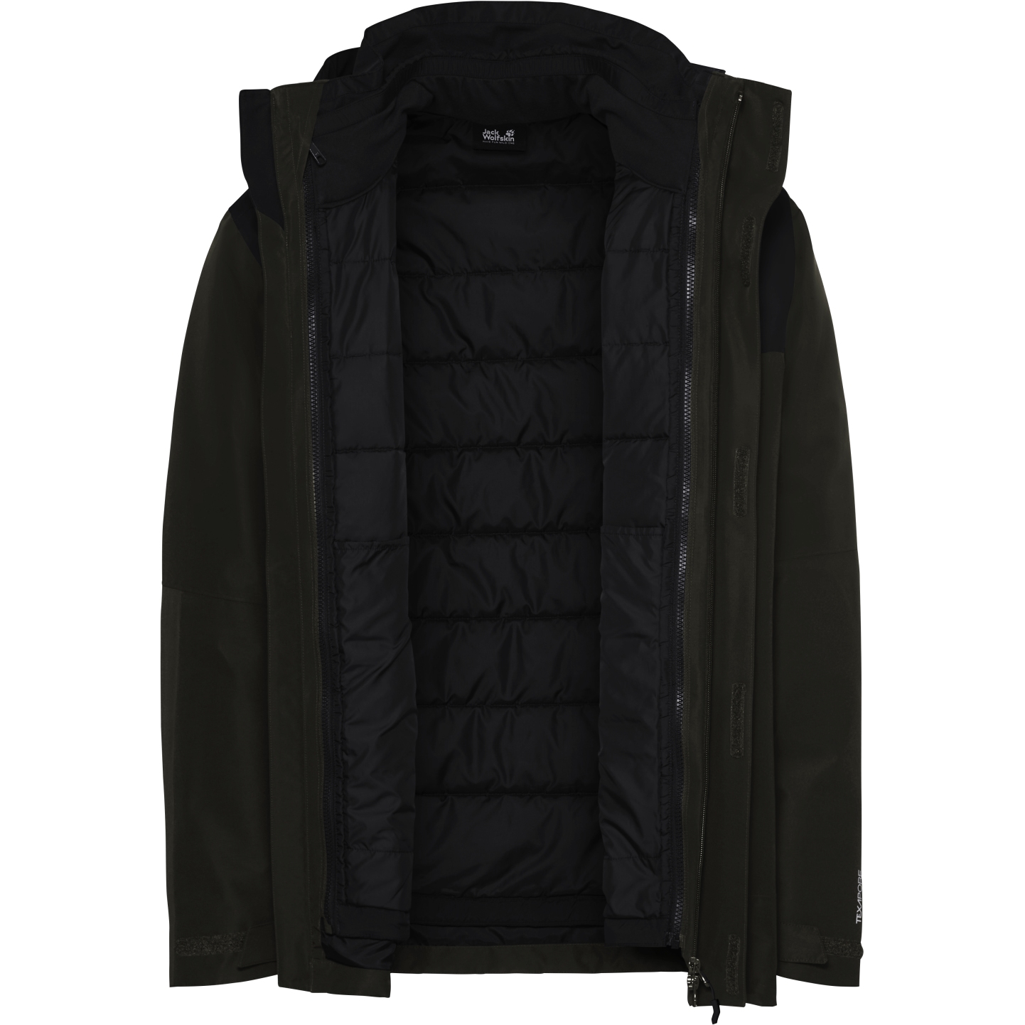 Jack Wolfskin Jasper Pro 3In1 Jacket Men - obsidian moss | BIKE24