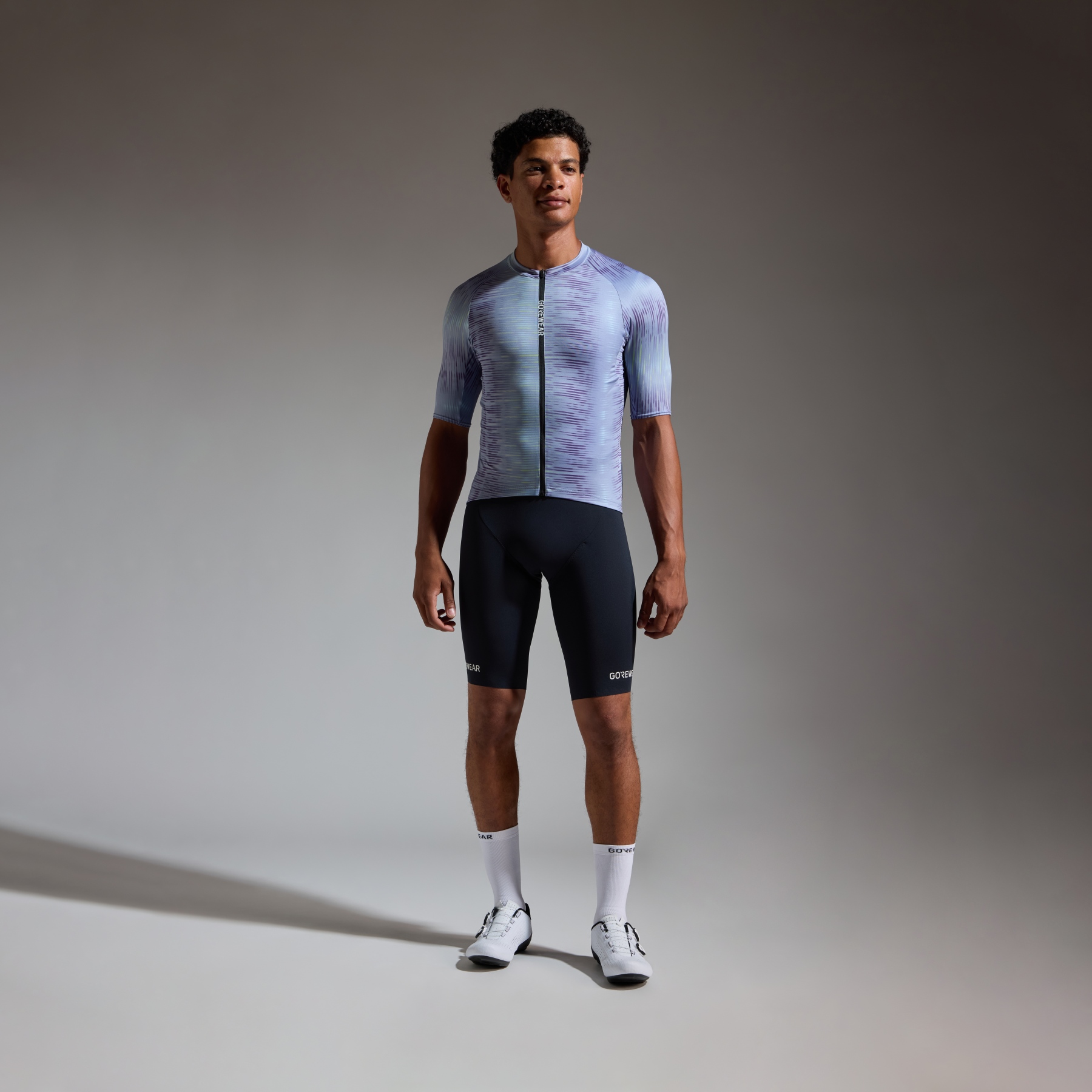 GOREWEAR Spinshift Pixel Short Sleeve Jersey Men - amethyst grey
