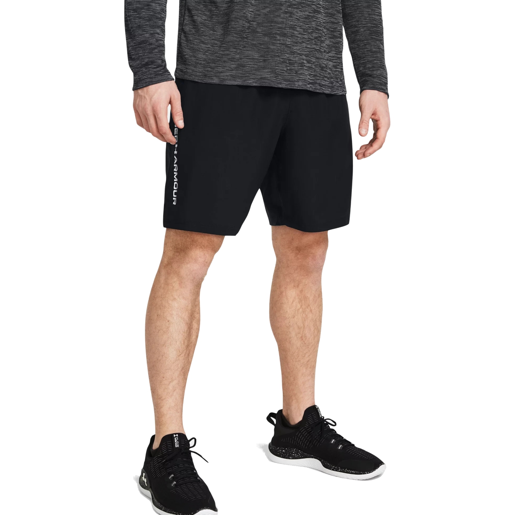Under Armour UA Tech Woven Wordmark Shorts Men Black White BIKE24