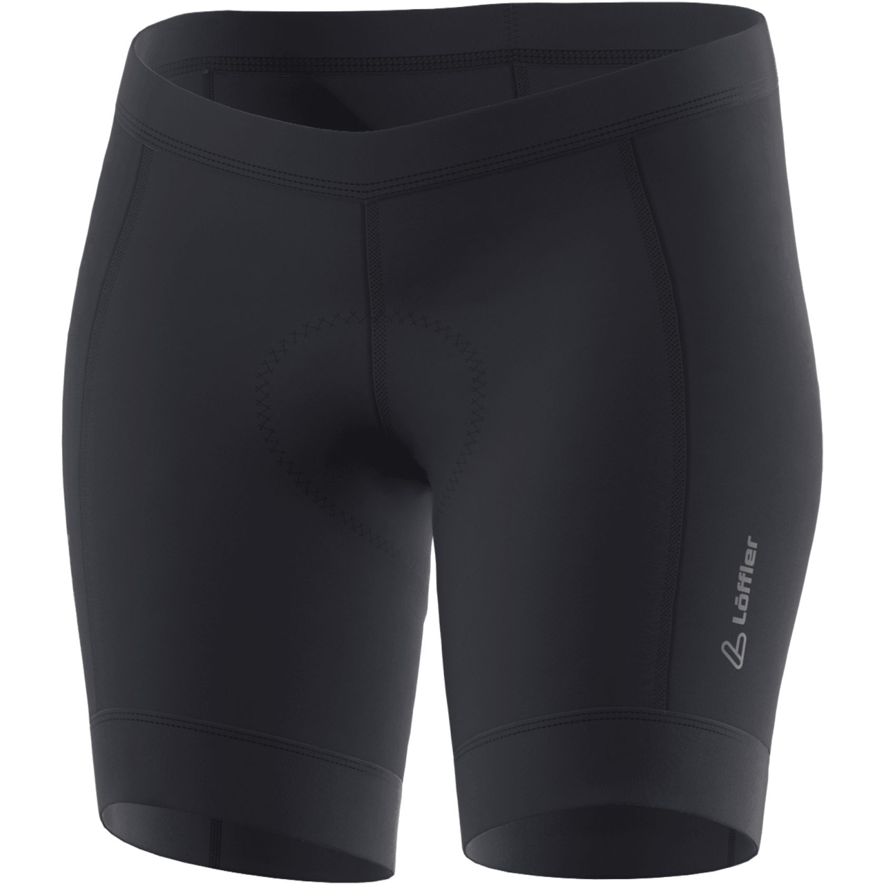Produktbild von Löffler Hotbond®-SQL Fahrradunterhose Damen - schwarz 990