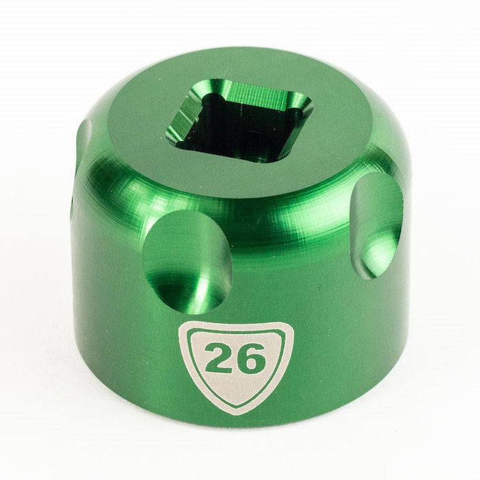 Kuva tuotteesta Abbey Bike Tools Suspension Top Cap Sockets - Työkalu Jousitushaarukan Yläkorkkeja Varten - 27 mm