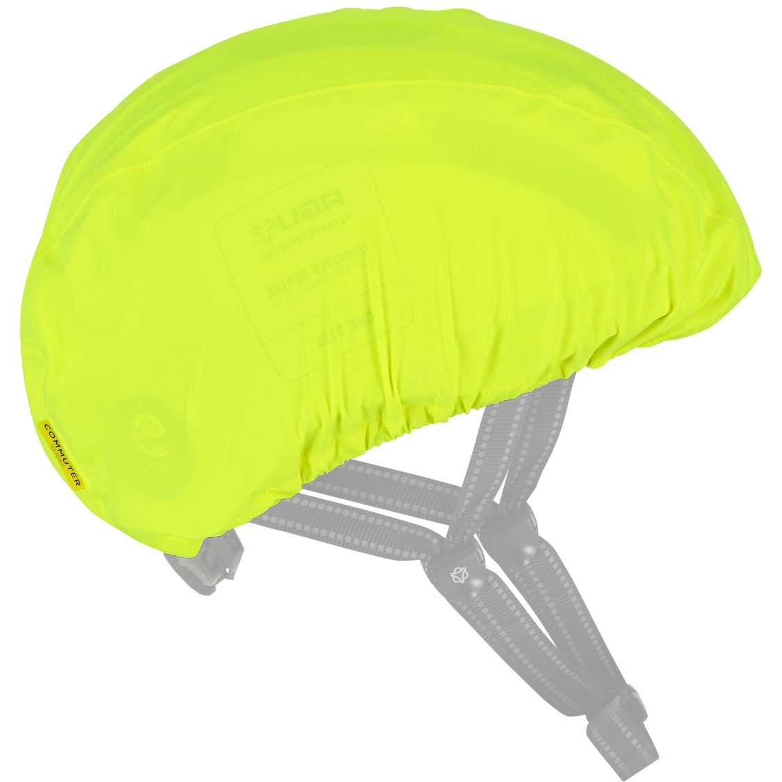 Picture of AGU Commuter Compact Rain Helmet Cover - hi-vis neon yellow