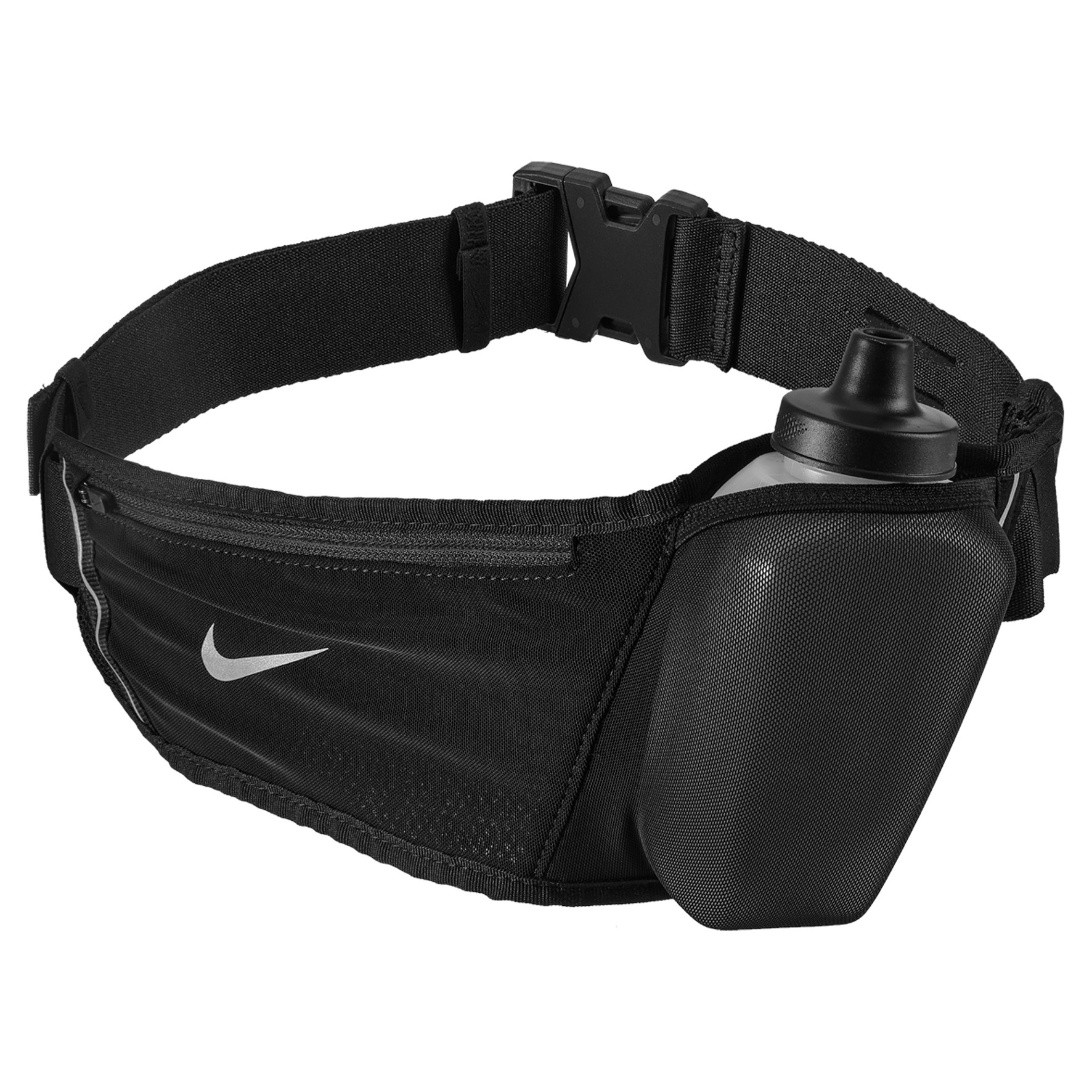 Bild von Nike Flex Stride Trinkgürtel 12 oz / 354 ml - schwarz/schwarz/silber 082