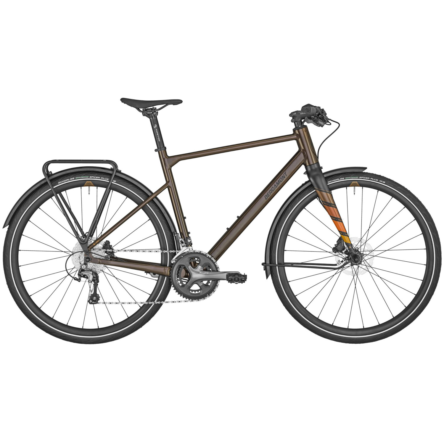 Picture of Bergamont SWEEP 6 EQ - Fitness Bike - 2023 - shiny dark brown