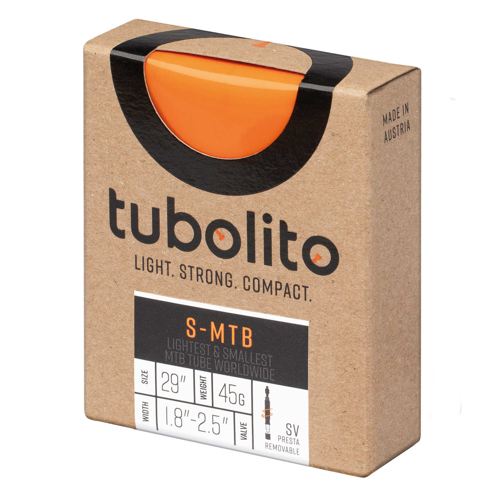 Produktbild von Tubolito S-Tubo MTB Schlauch - 29&quot;x1.8-2.5&quot; - orange
