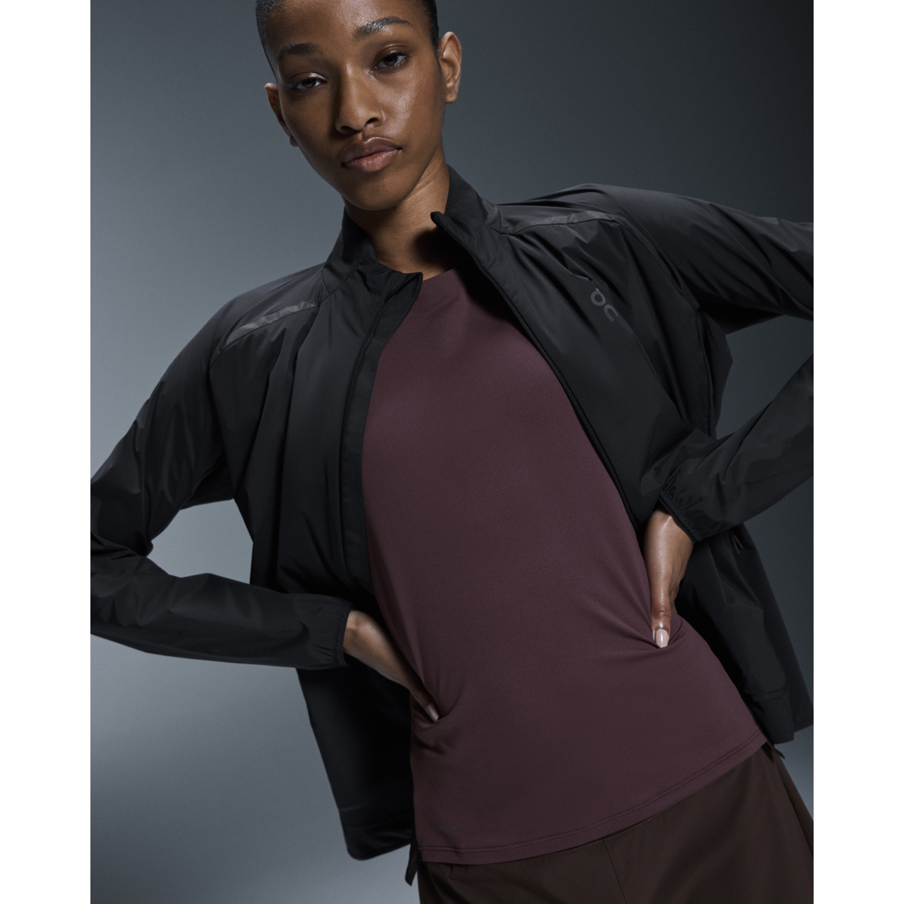 On Chaqueta Running Mujer Weather Jacket Insulated Negro