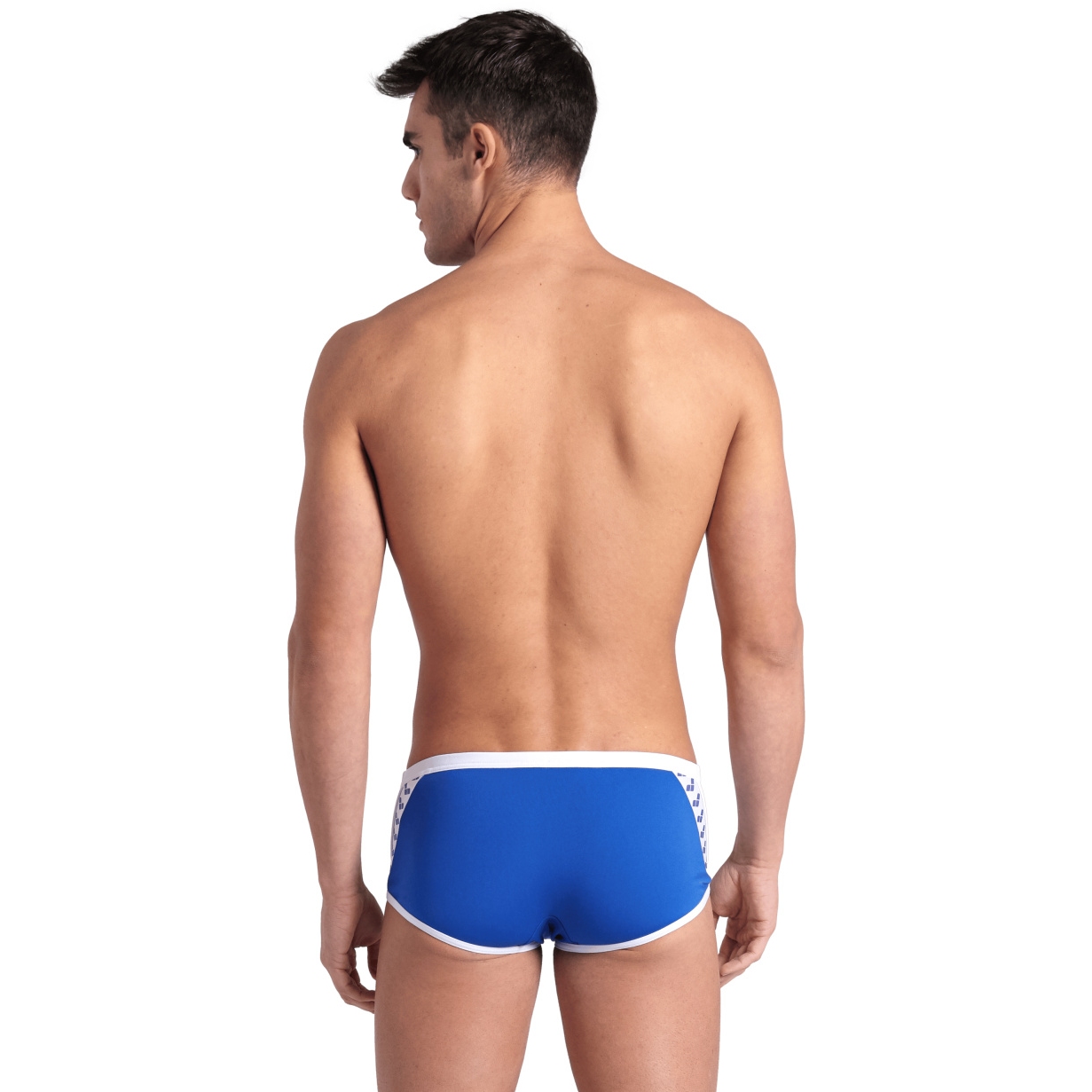 arena Performance Icons Solid Low-Waist Swim Shorts Men - Royal