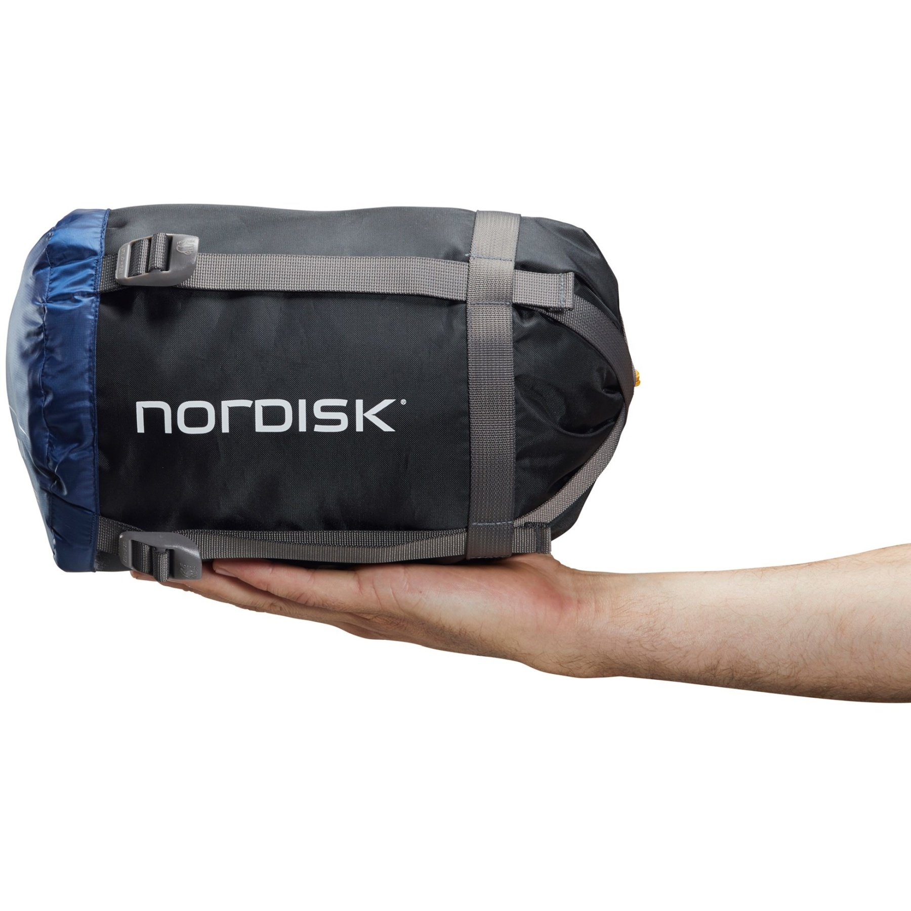 Nordisk Puk +10 Curve XL Sleeping Bag - true navy/mustard yellow