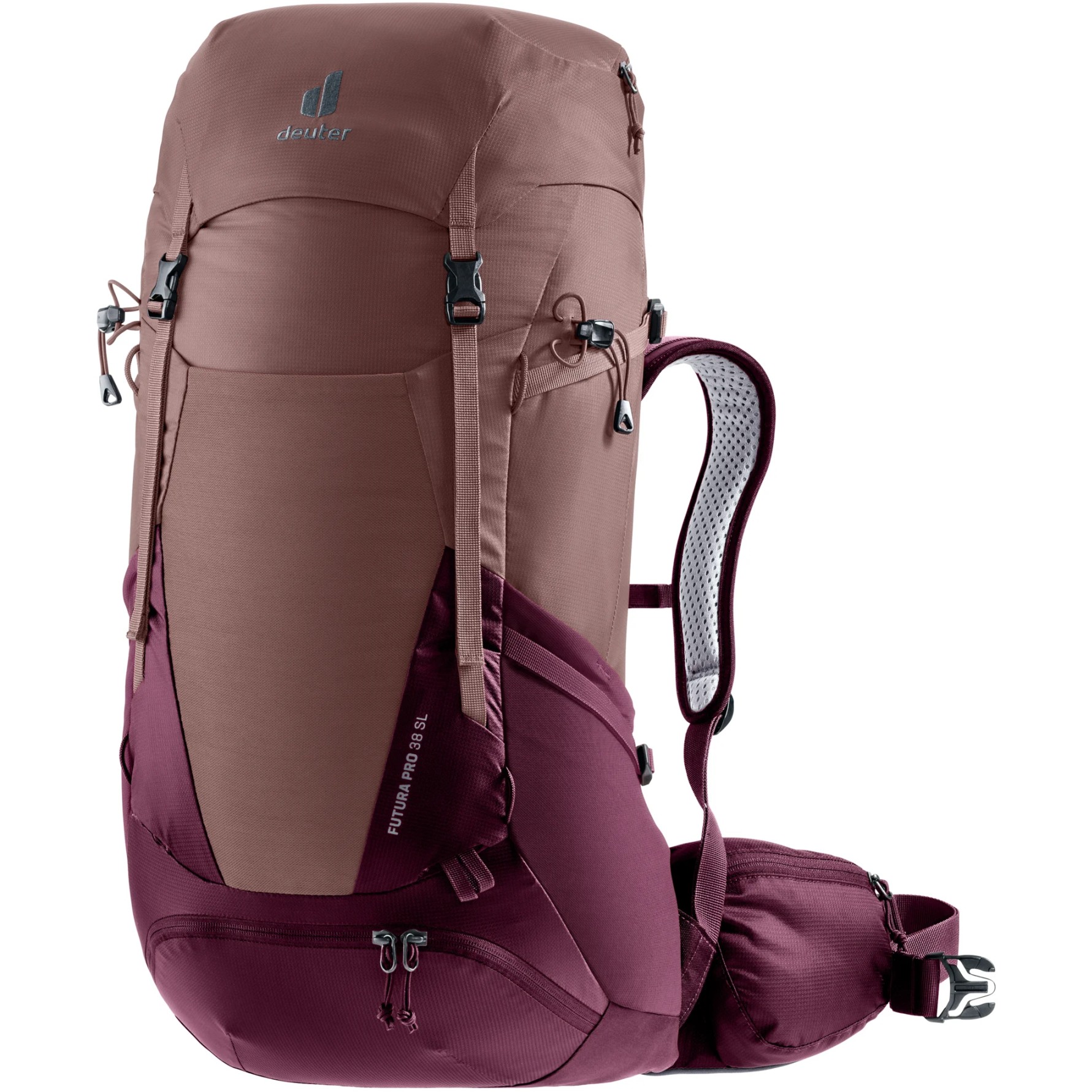 Produktbild von Deuter Futura Pro 38 SL Damenrucksack - ashrose-cassis