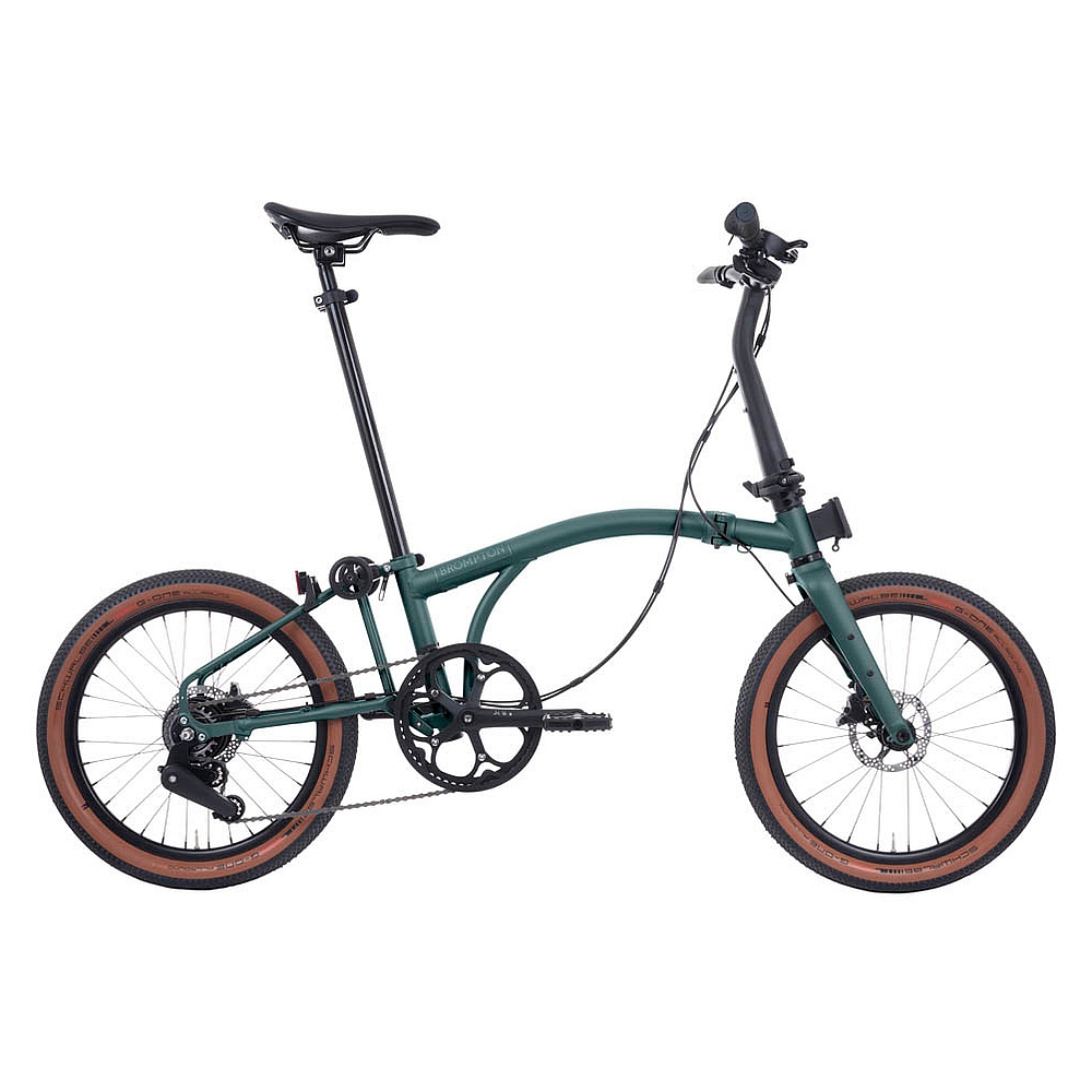 Foto de Brompton G Line - 8-Speed - Large Bar - Telescopic Seatpost - 20&quot; Bicicleta Plegable - 2025 - forest green