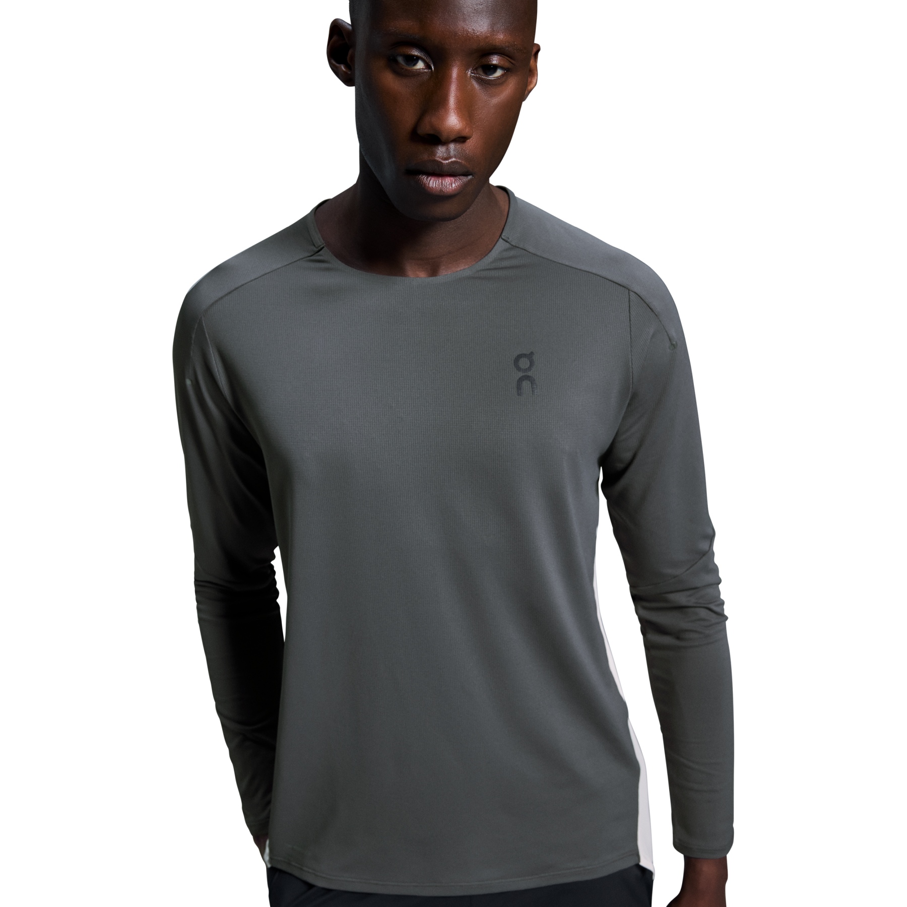 On Performance Long-T Running Shirt Men - Eclipse | Silver