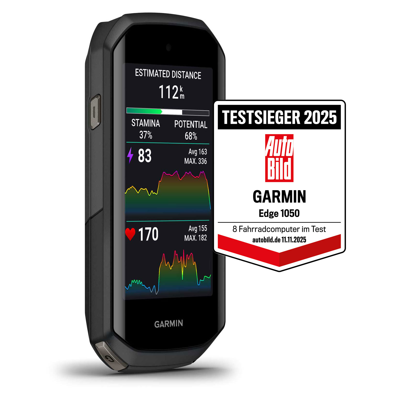 Garmin Edge 1050 GPS Fahrradcomputer - schwarz | BIKE24 AT