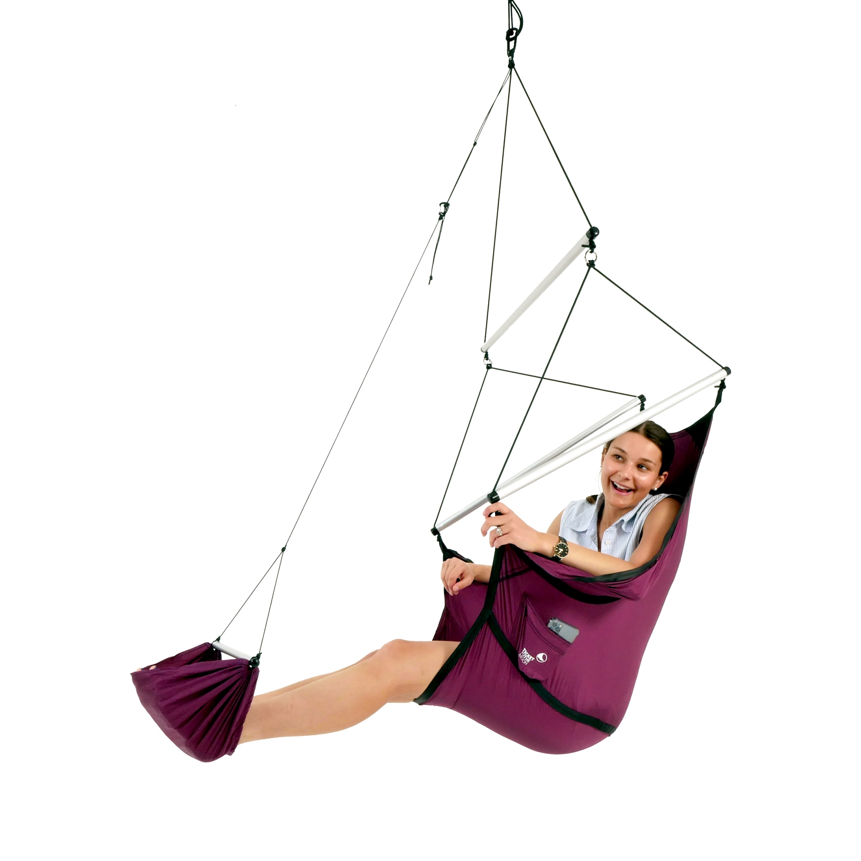 Produktbild von Ticket To The Moon Moon Chair Hängesessel - Plum
