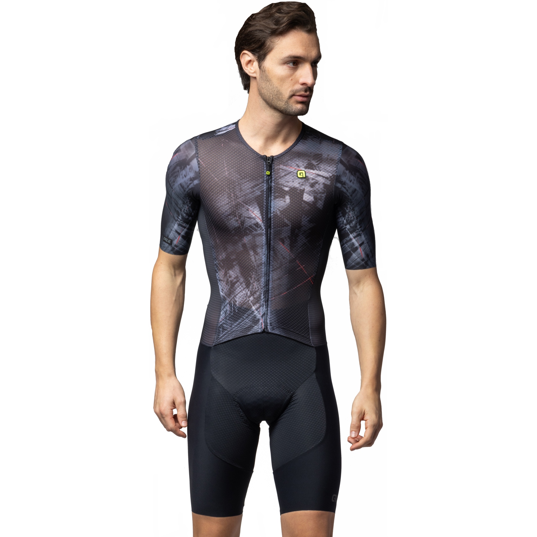 Photo produit de Alé Combinaison Vélo Homme - PR-E Mirror Strada - noir