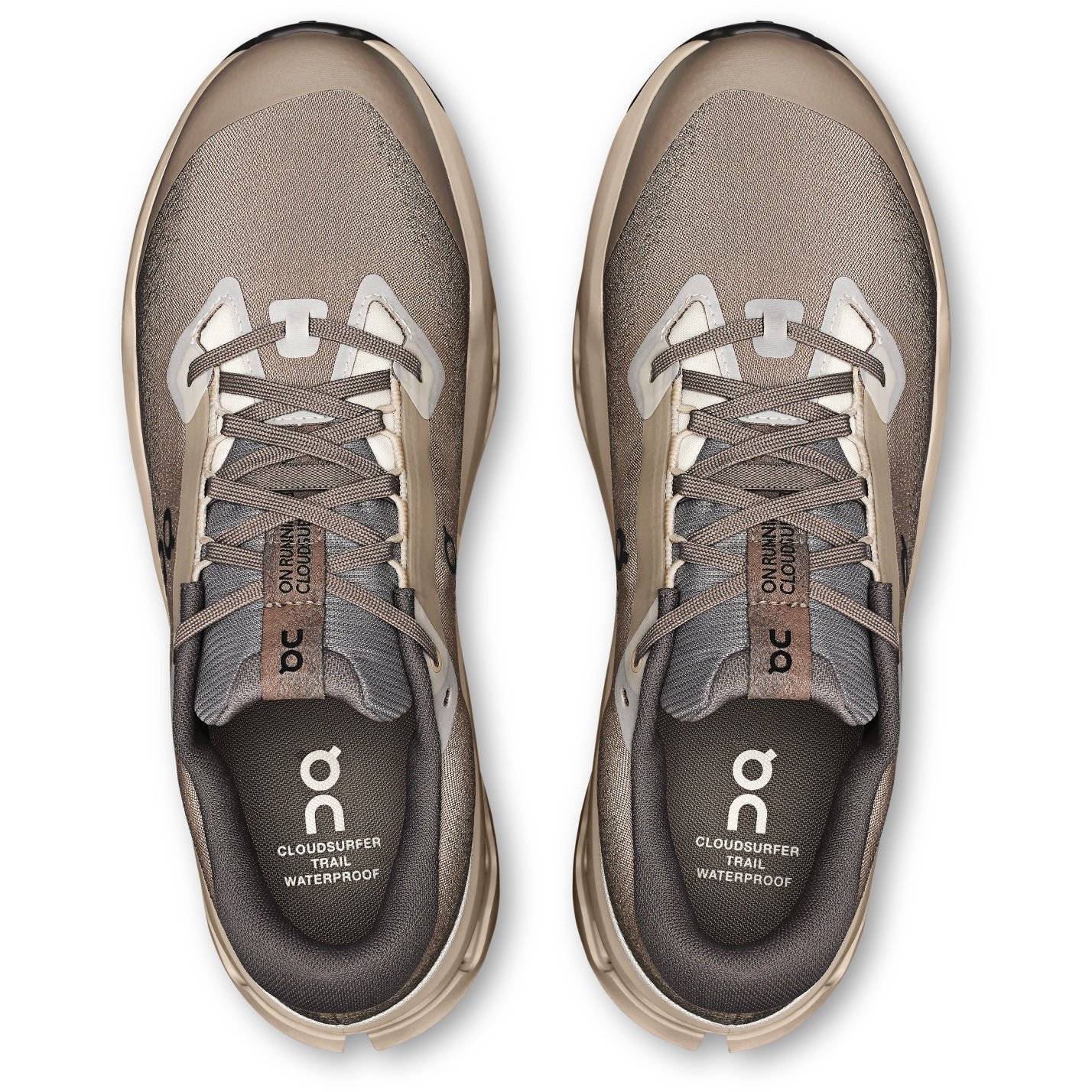 On Cloudsurfer Trail 2 Waterproof Running Shoes Men - Cinder