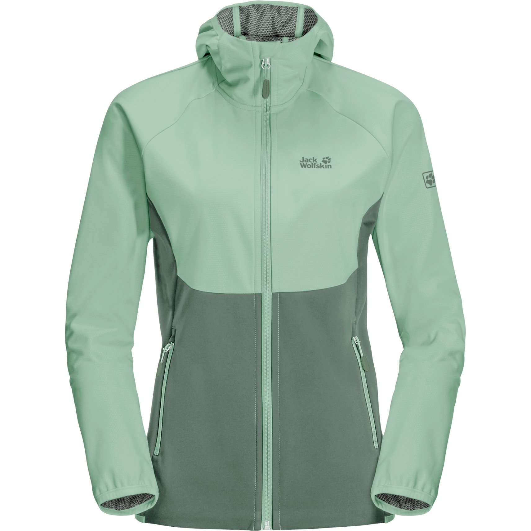 Picture of Jack Wolfskin Go Hike Softshell Jacket Women - hedge green