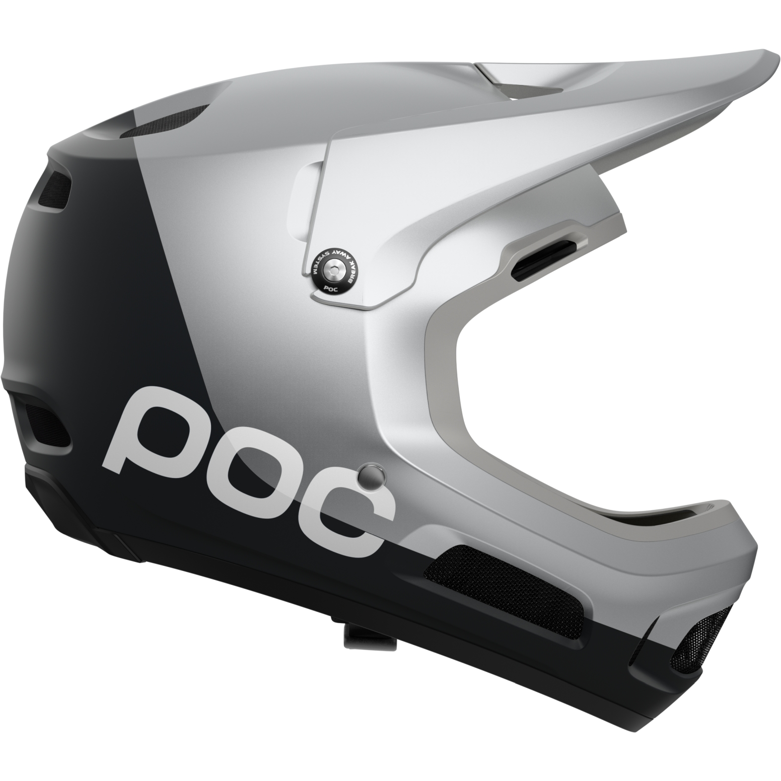 Picture of POC Coron Air MIPS Helmet - 8596 Argentite Silver/Uranium Black Matt