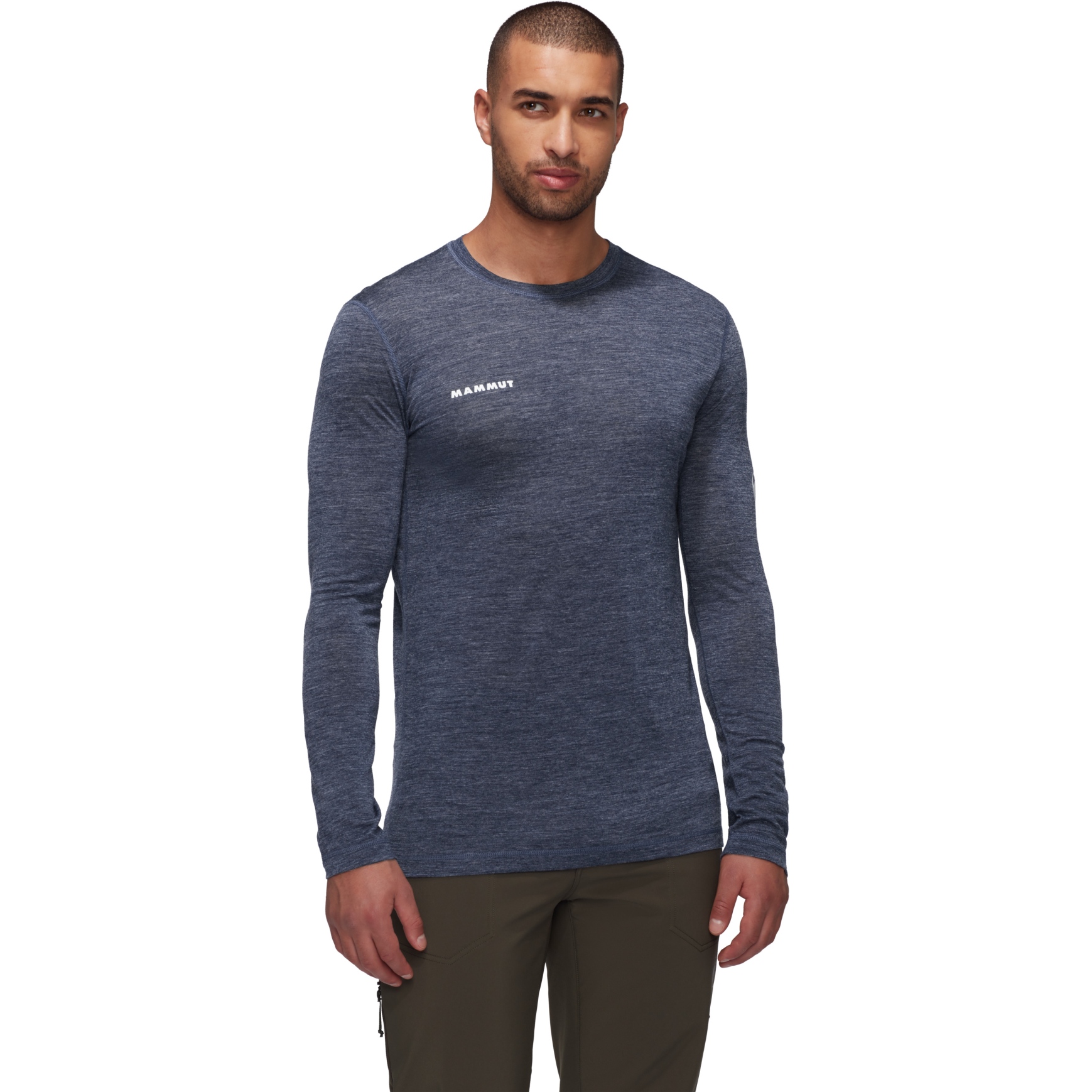 Produktbild von Mammut Tree Wool Langarmshirt Herren - marine melange