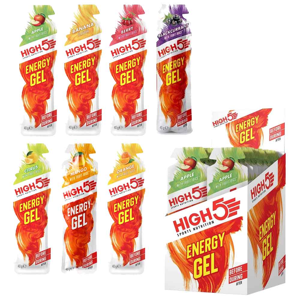 Picture of High5 Energy Gel with Carbohydrates - 20x40g