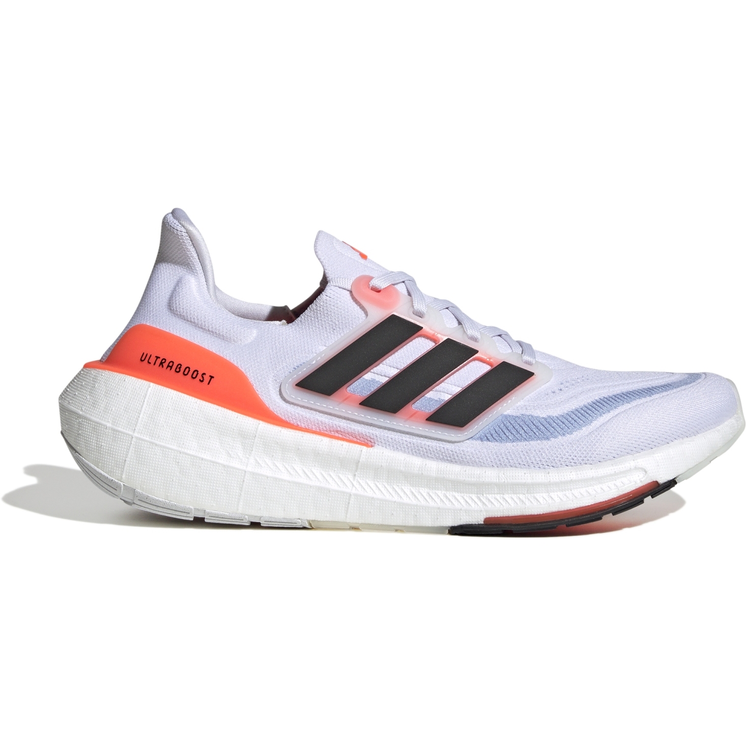 Picture of adidas Men&#039;s Ultraboost Light Running Shoes - footwear white/core black/solar red HQ6351